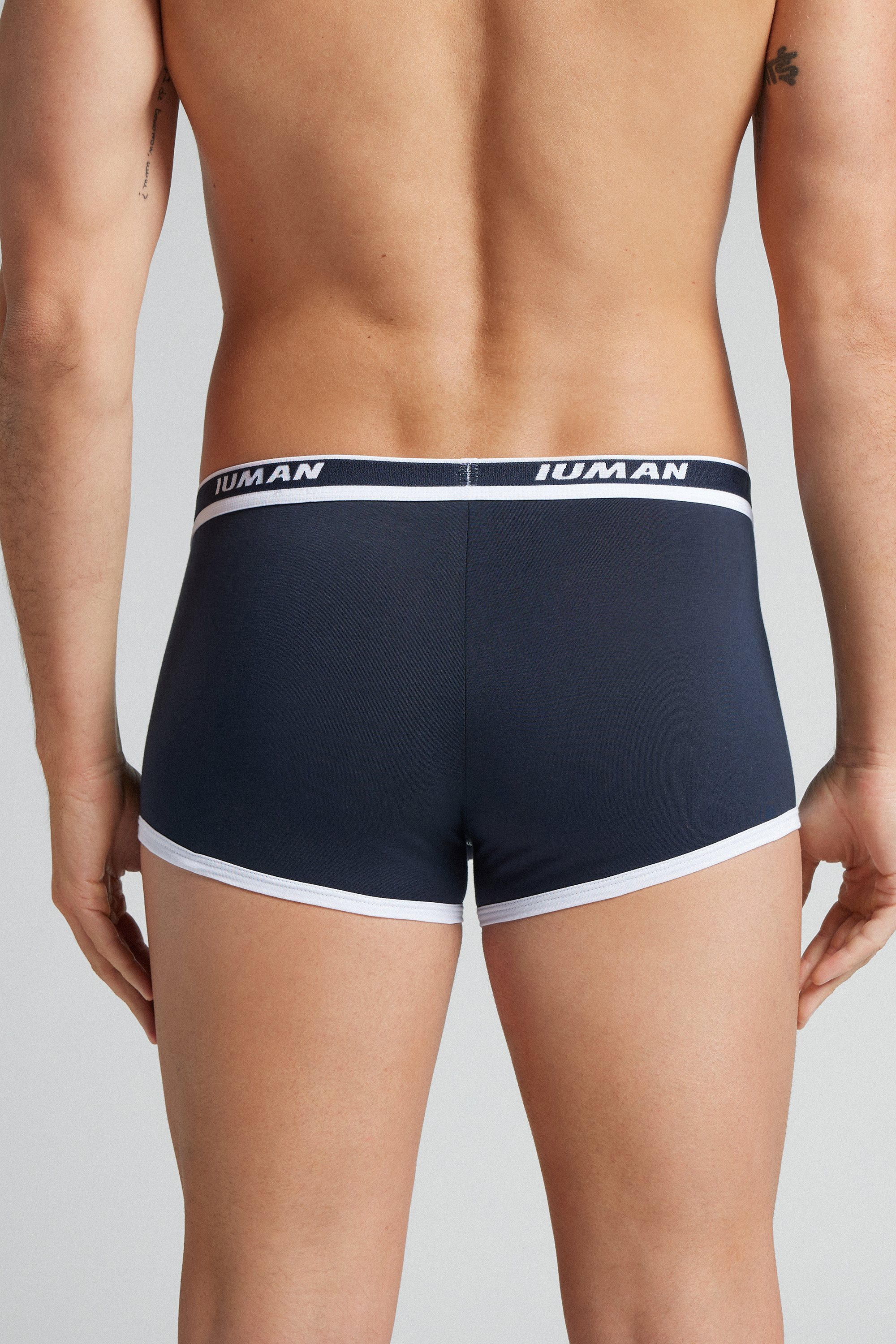 Boxer in Cotone Superior con Logo
