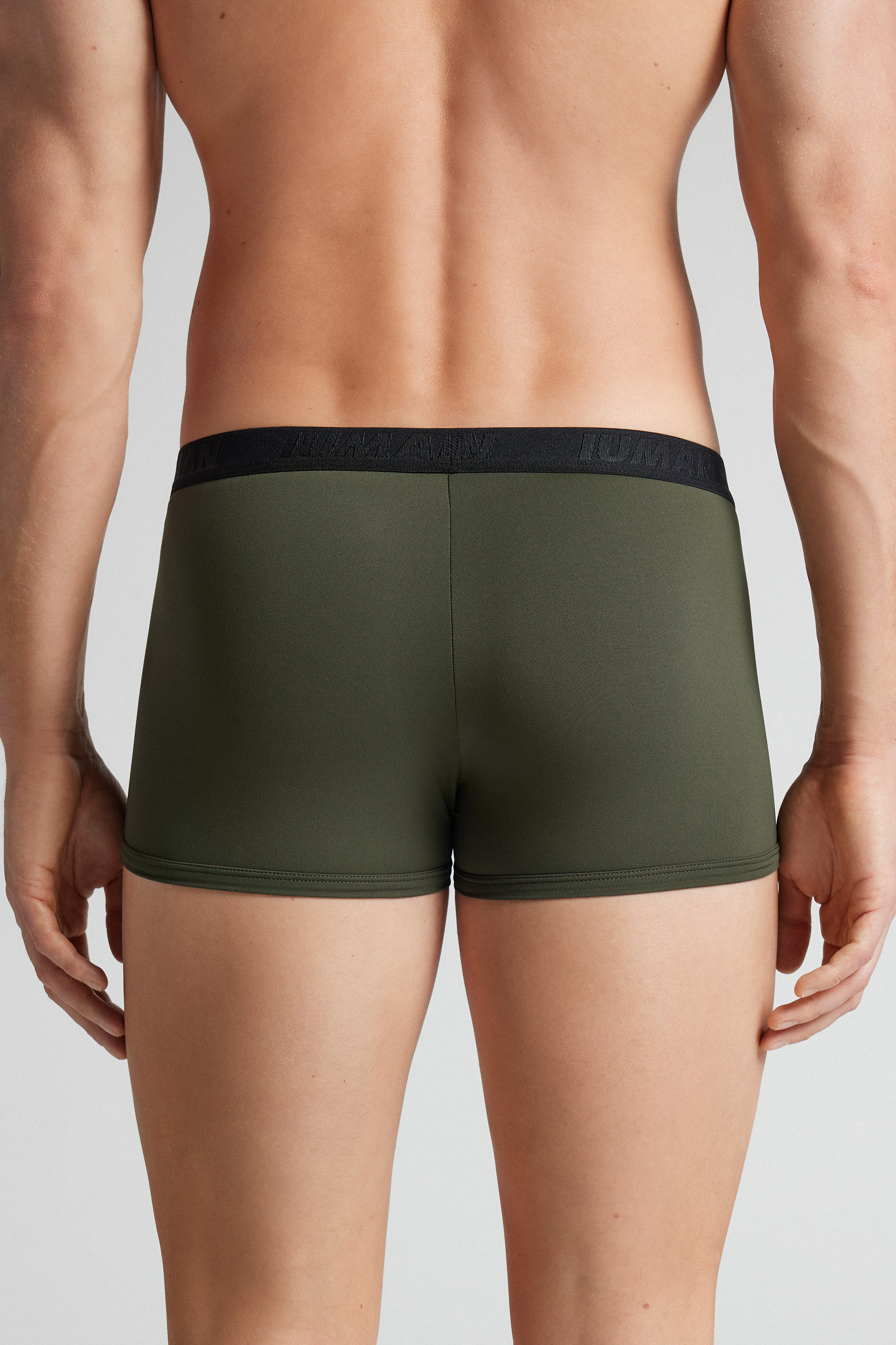 Boxer in Microfibra con Logo
