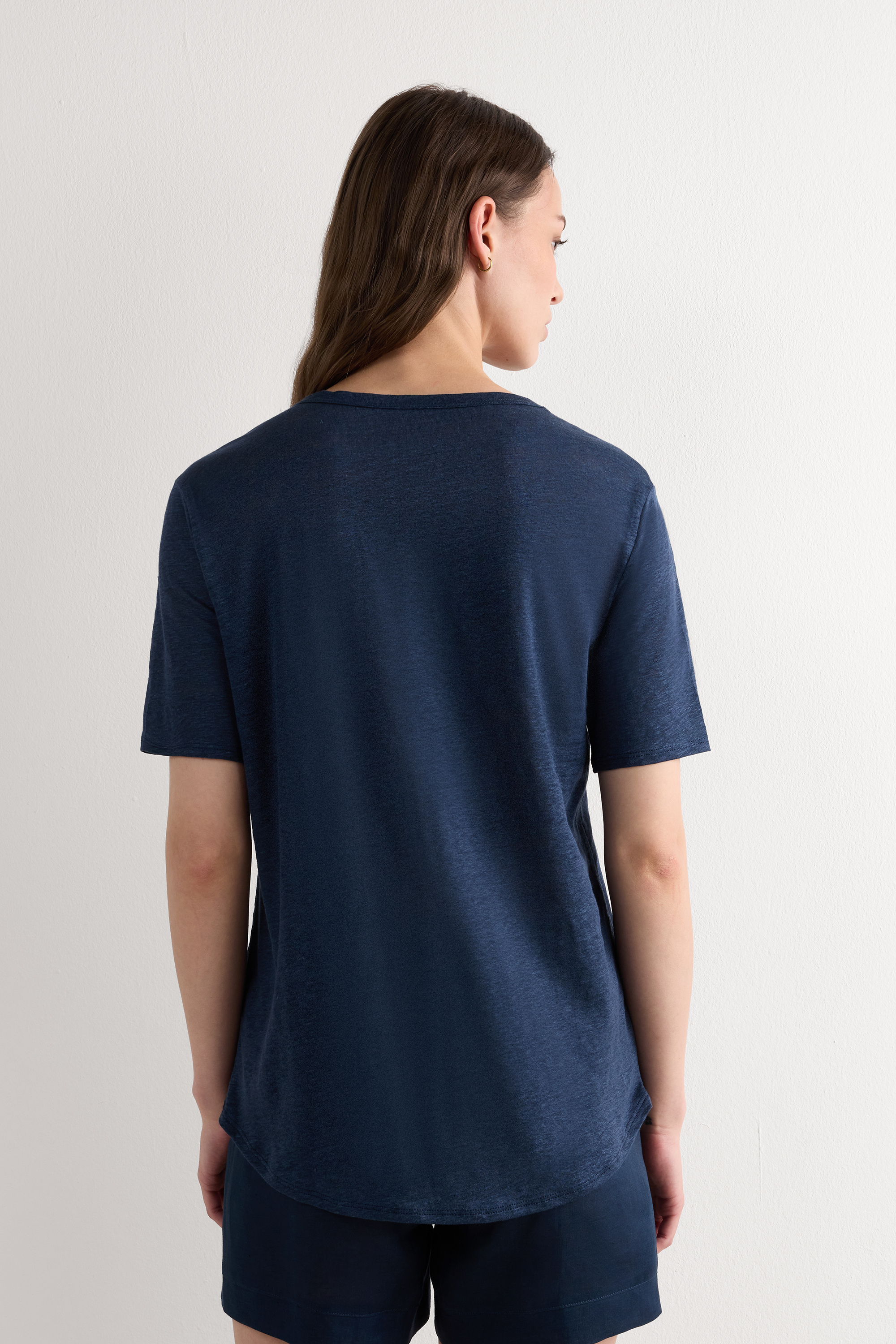 Maglia Manica Corta in Lino The Pure Linen