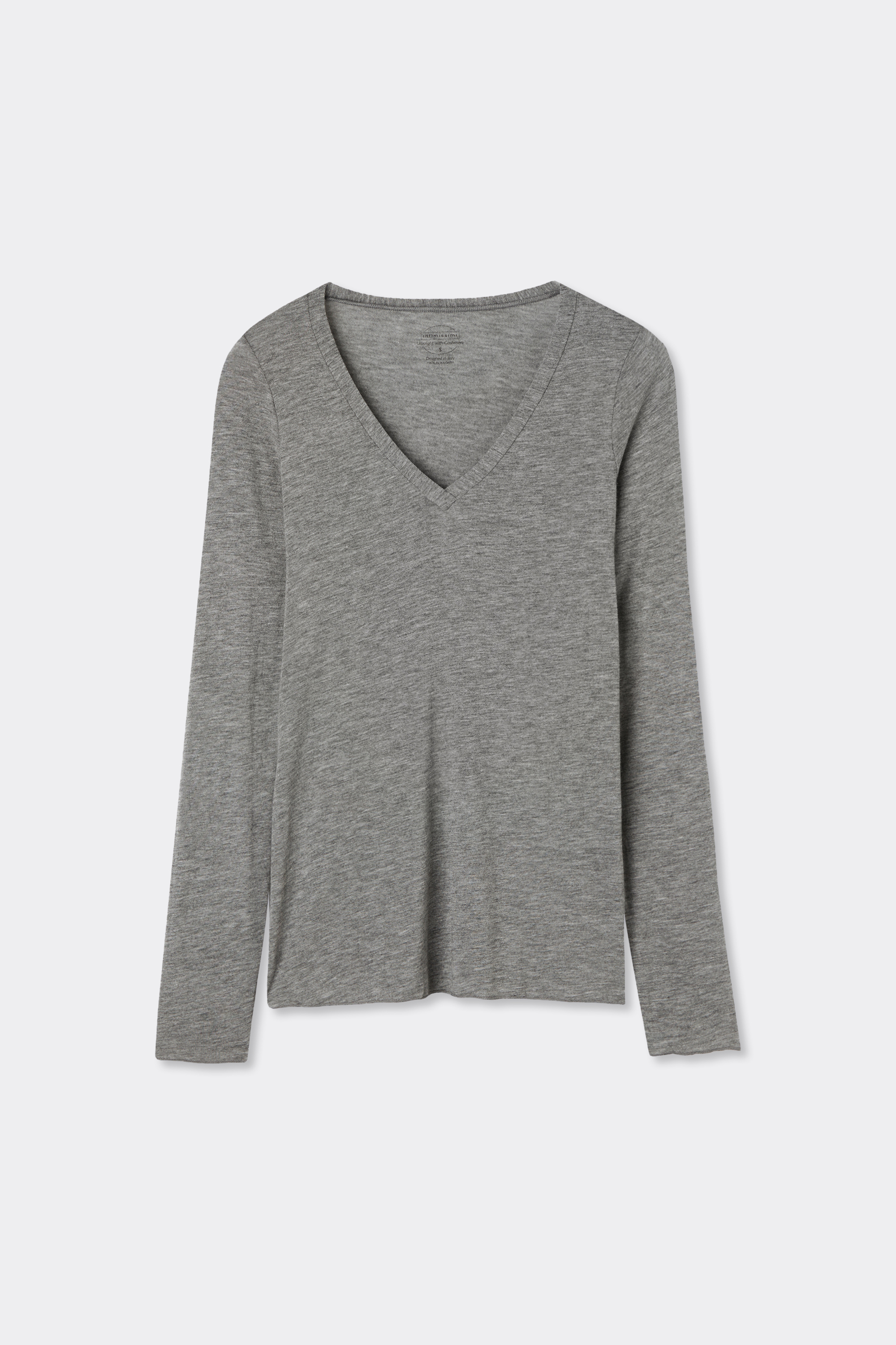 Maglia Scollo a V in Modal Ultralight con Cashmere
