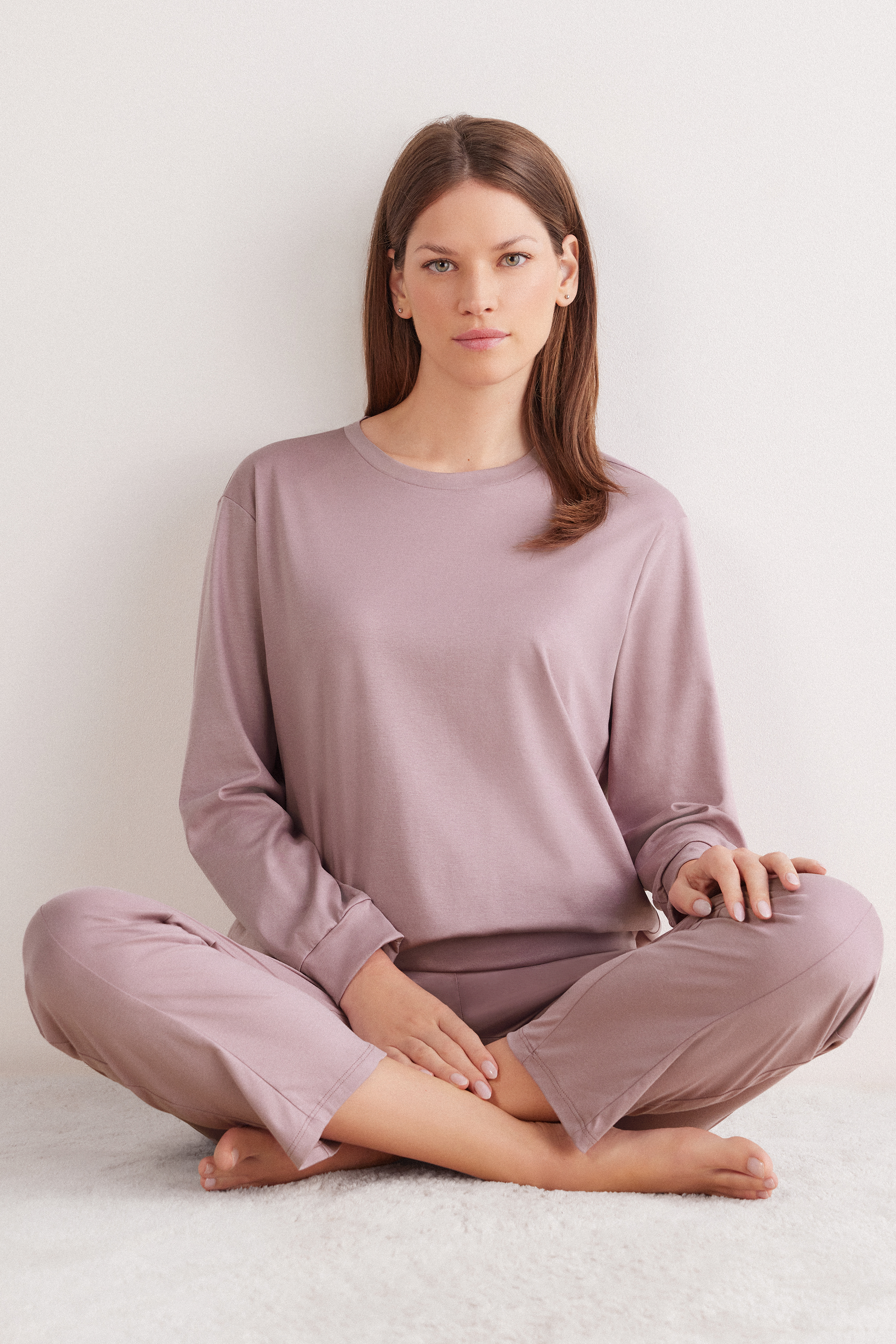 Maglia Manica Lunga in Cotone Elevated Cotton