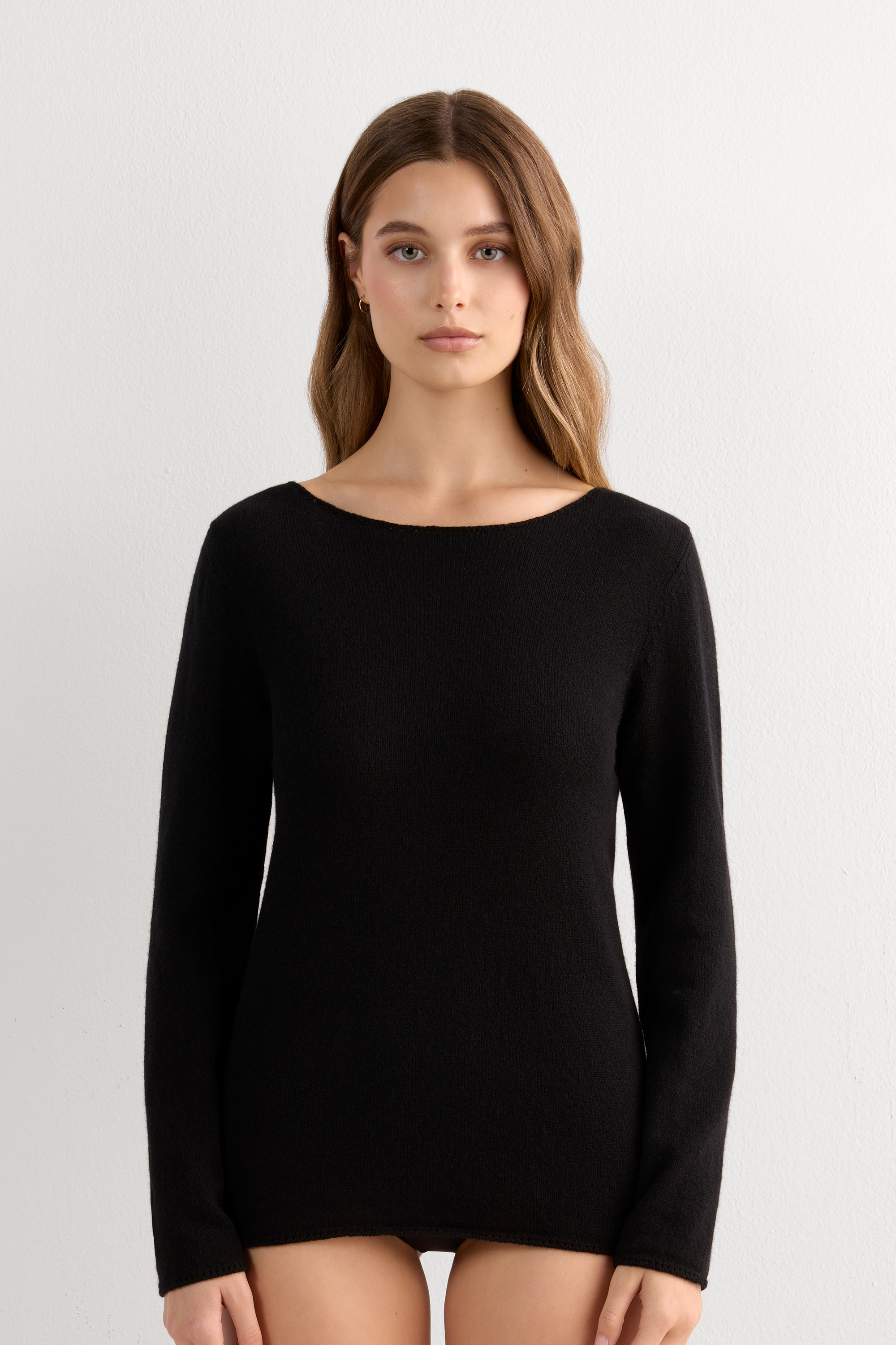 Maglia Manica Lunga 100% Cashmere