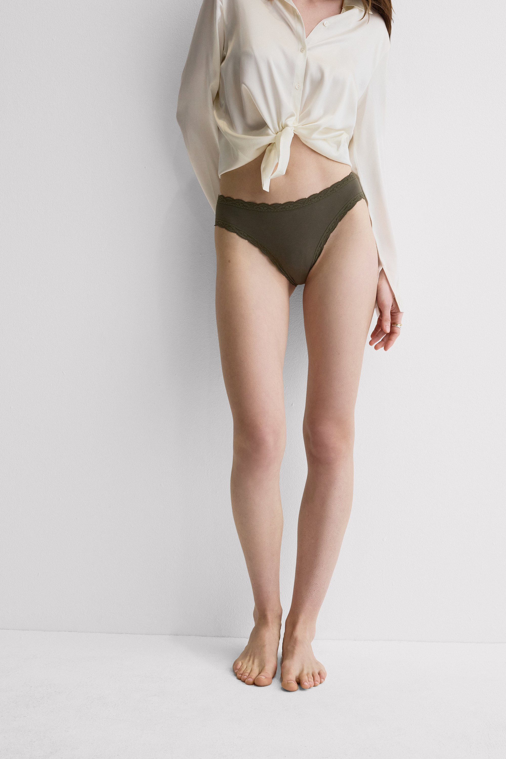 Slip in Cotone e Pizzo