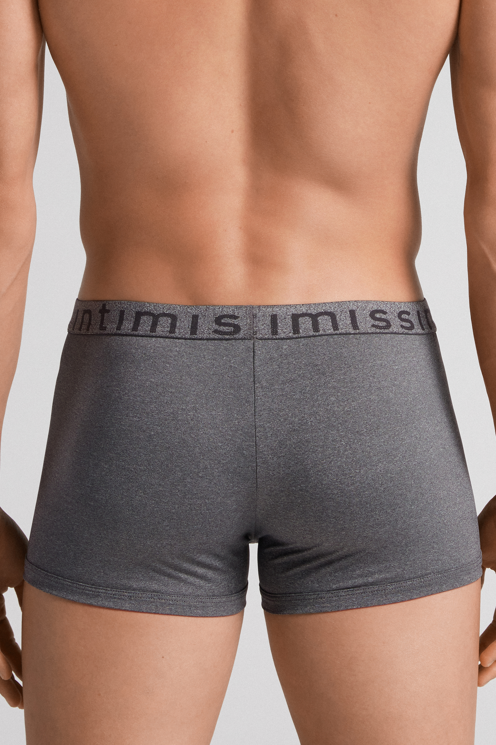 Boxer in Microfibra con Logo