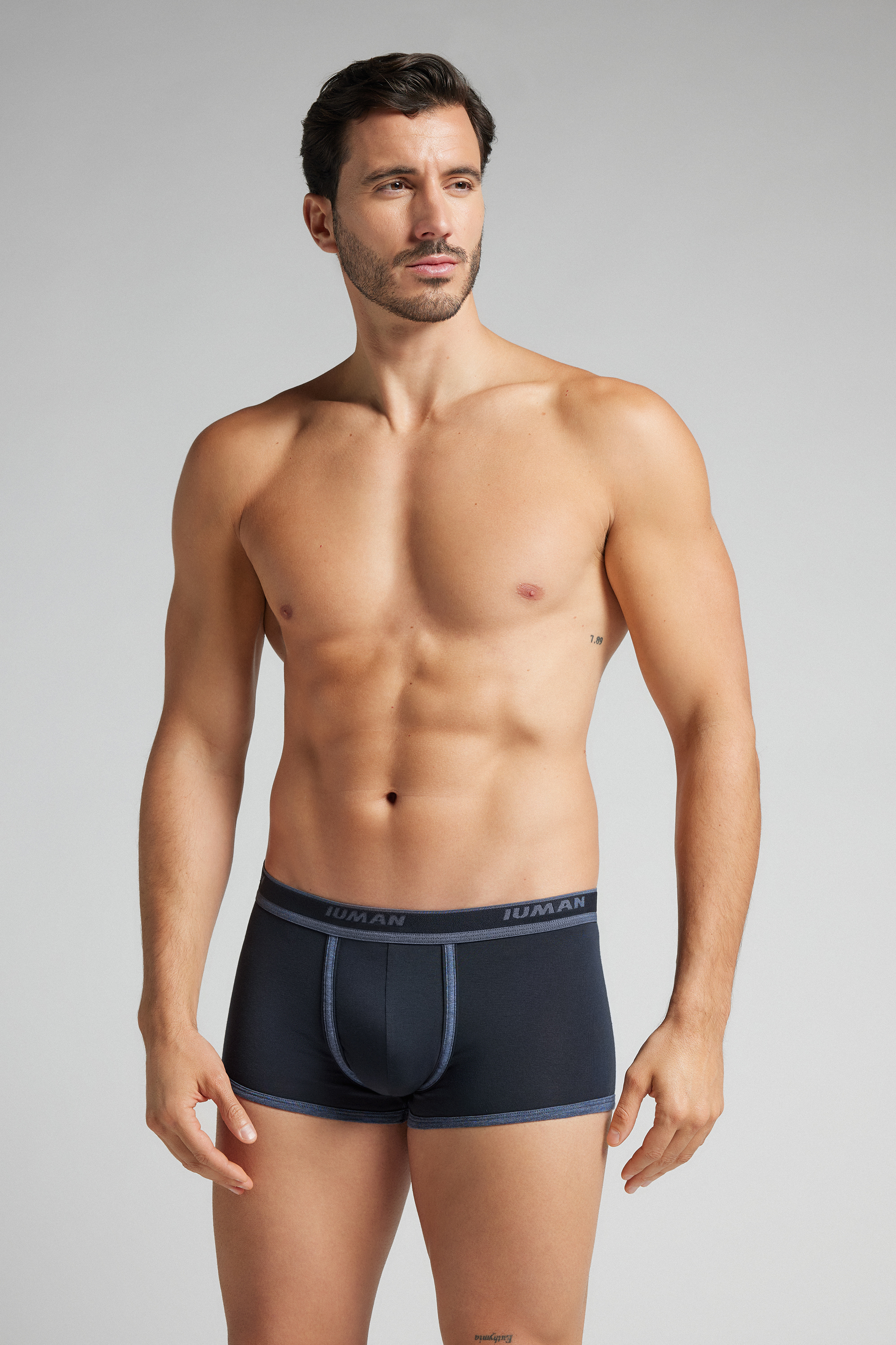 Boxer in Cotone Superior con Logo