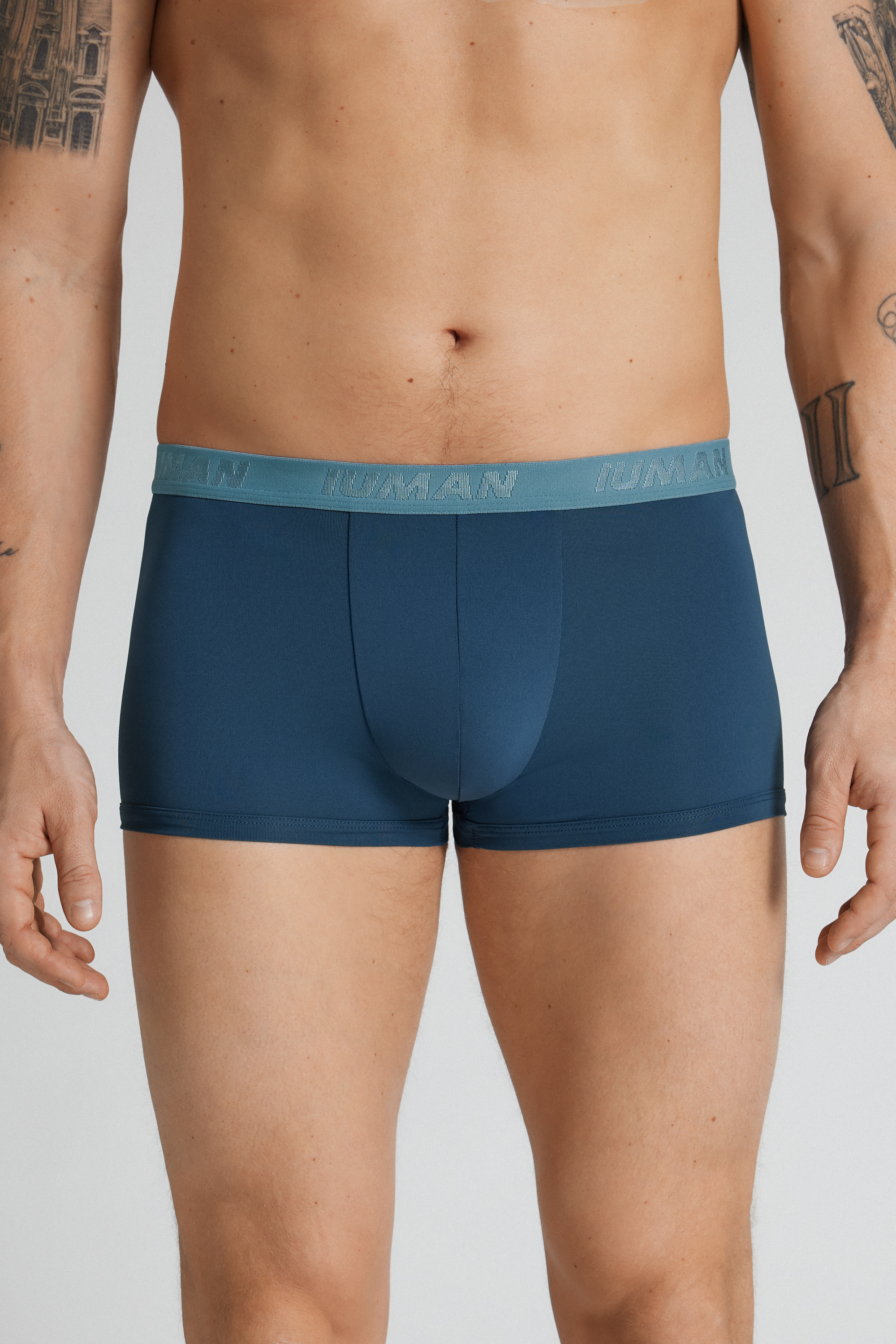 Boxer in Microfibra con Logo