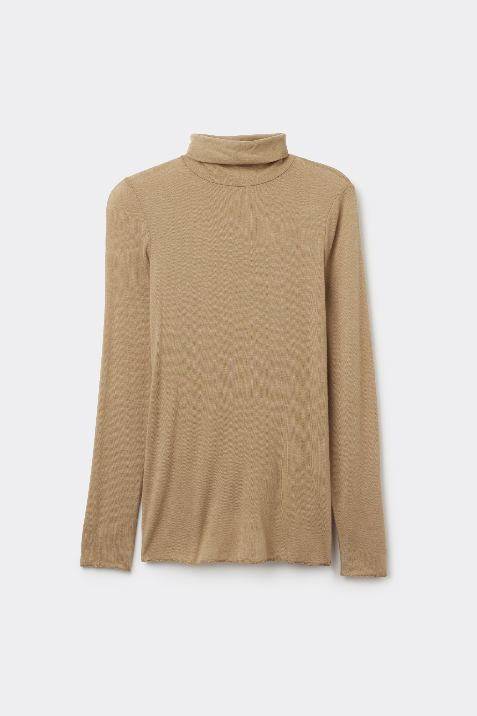 Maglia Ultralight con Cashmere A Collo Alto