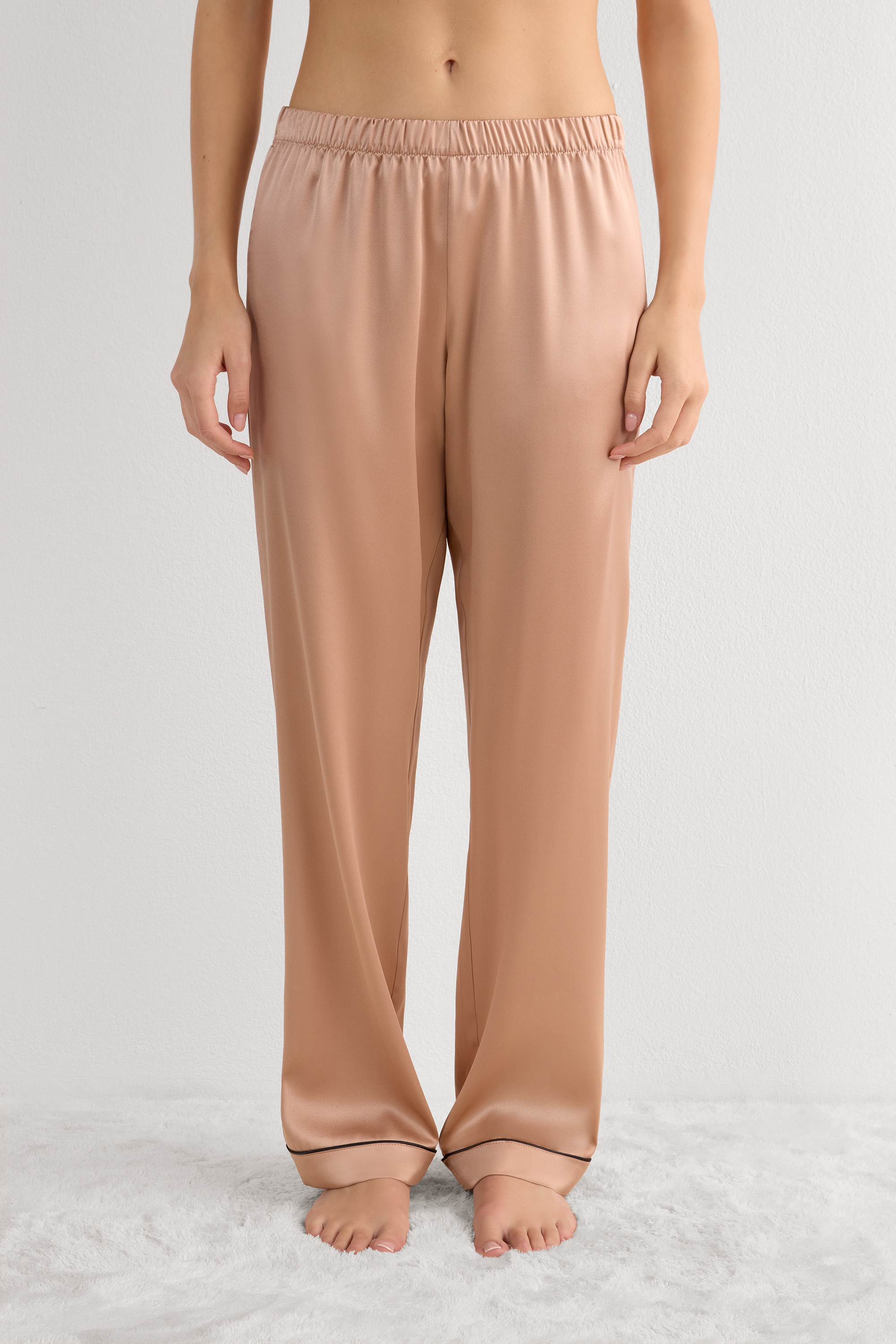 Pantalone lungo in Seta