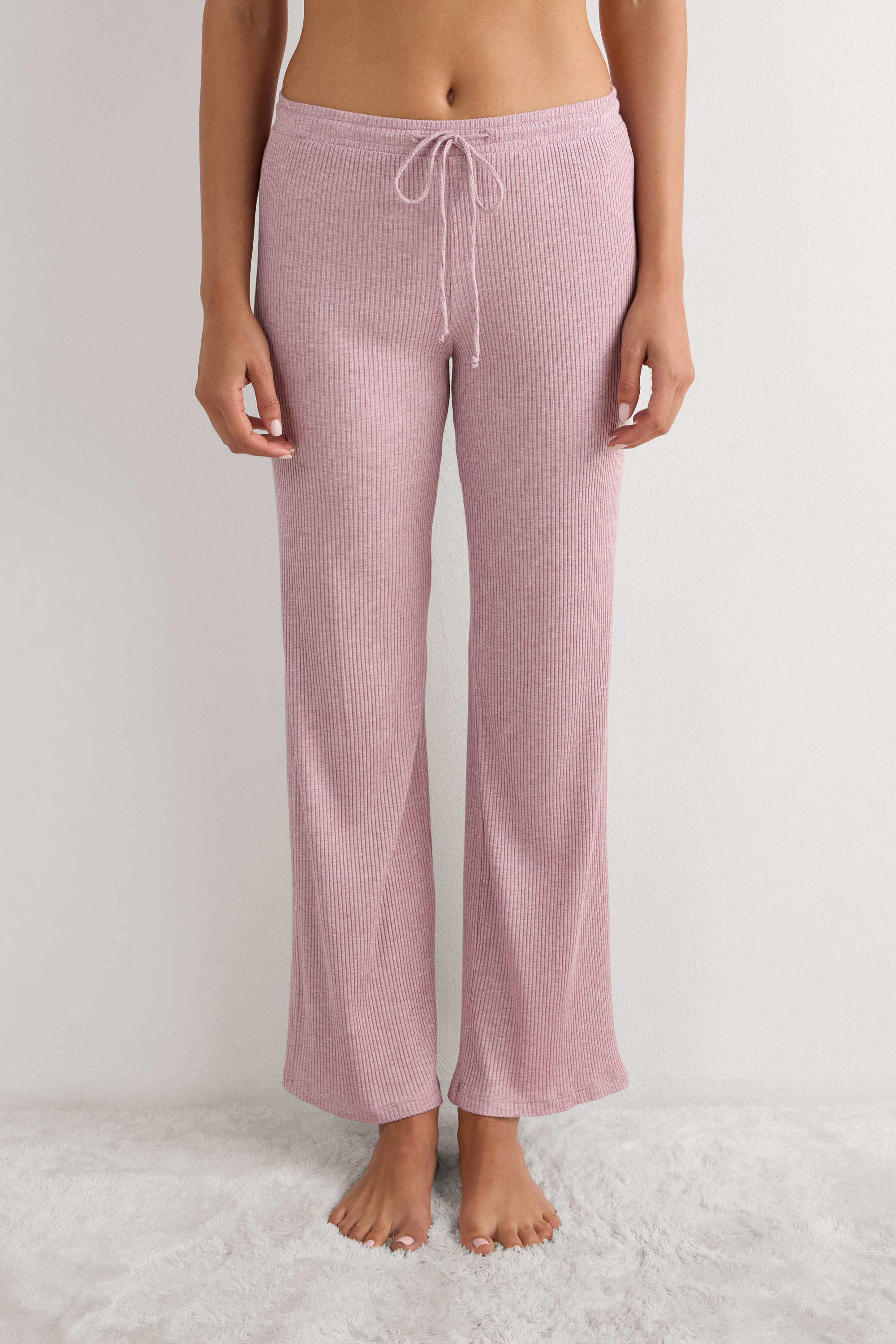 Pantalone Lungo a Palazzo in Modal Chic Comfort