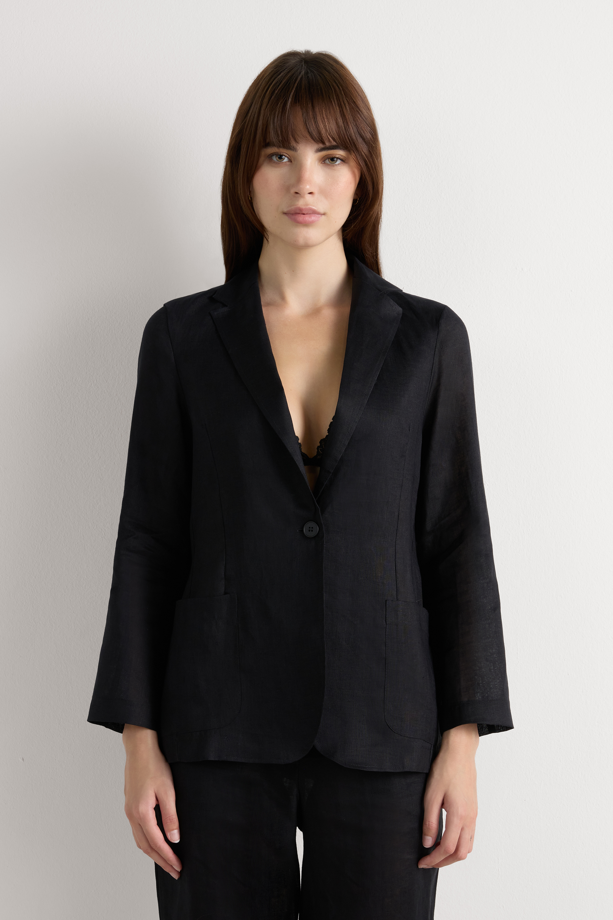 Giacca in Tela di Lino The Pure Linen