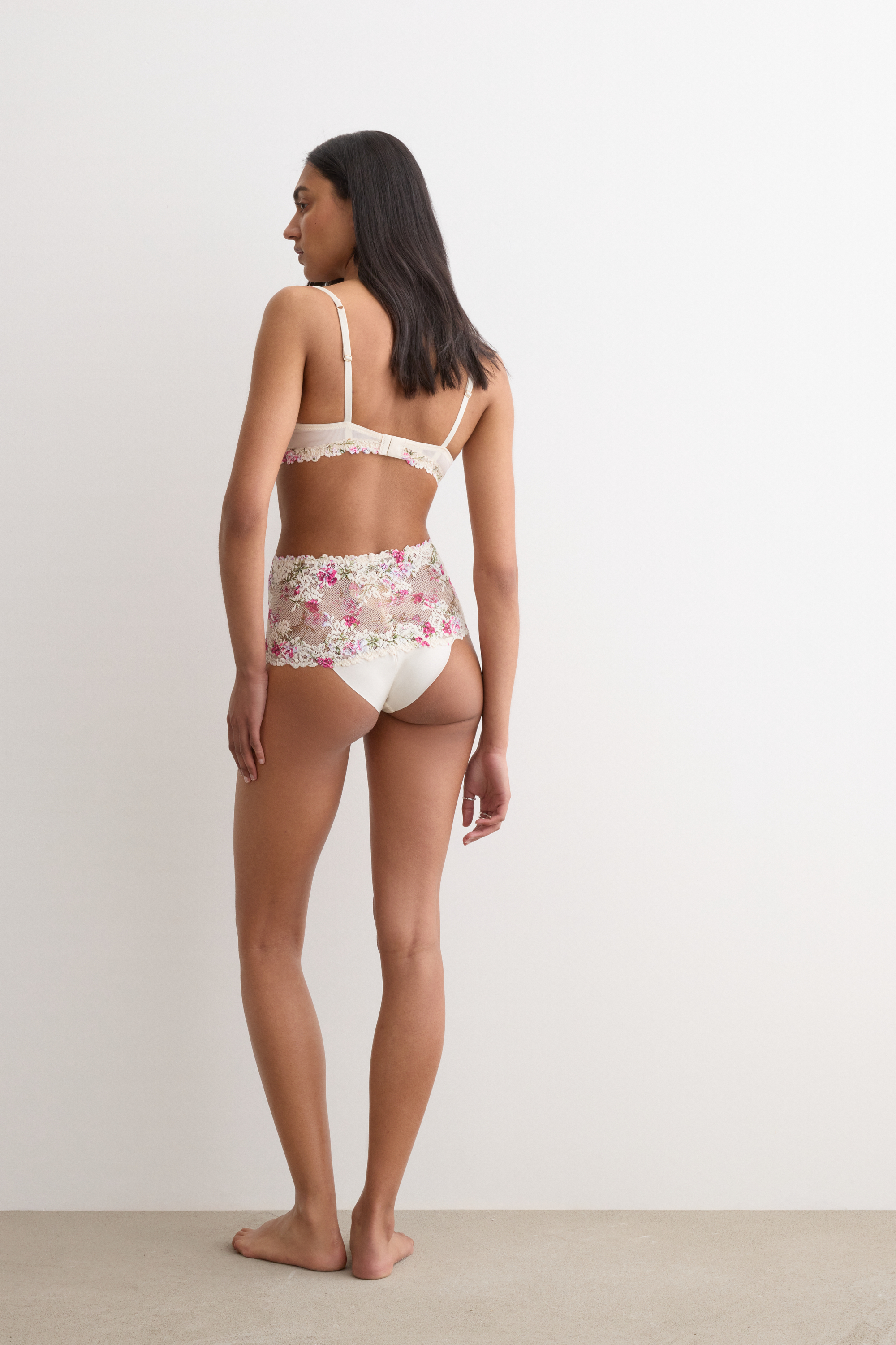 Culotte Brasiliana Stampa Pretty Flowers