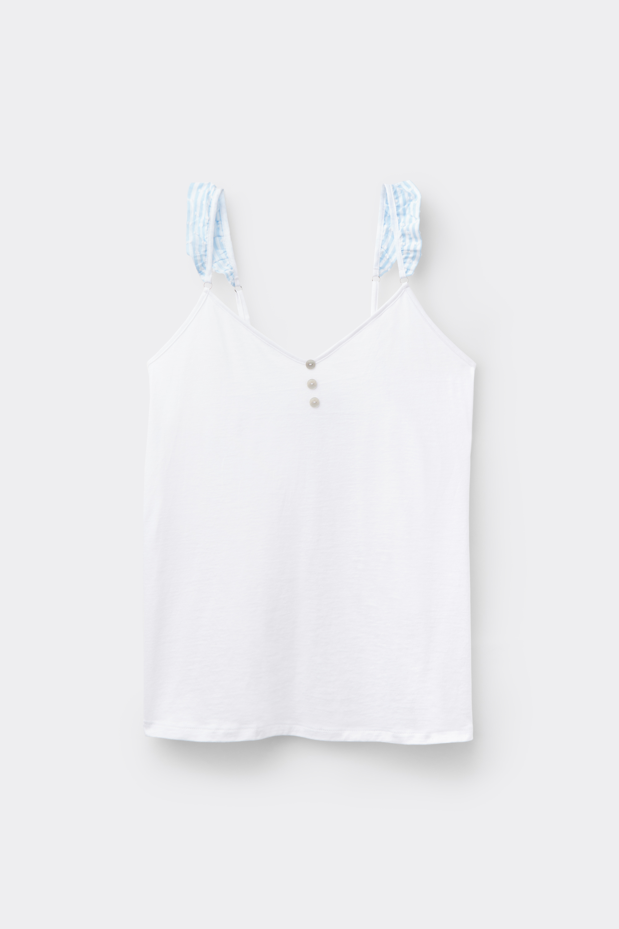 Top in Cotone Ultrafresh Romantic Stripes