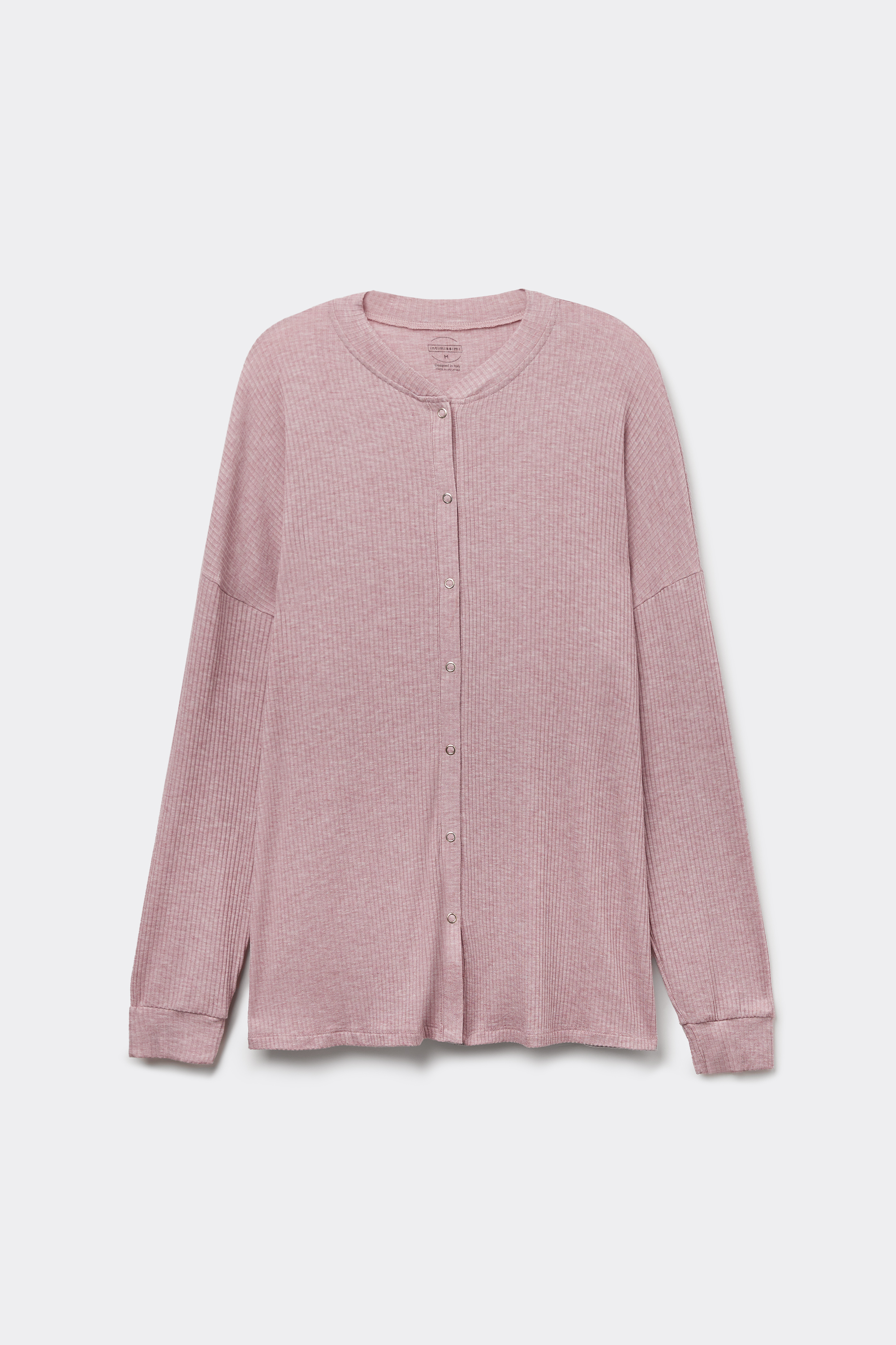 Maglia Manica Lunga Aperta Davanti in Modal Chic Comfort