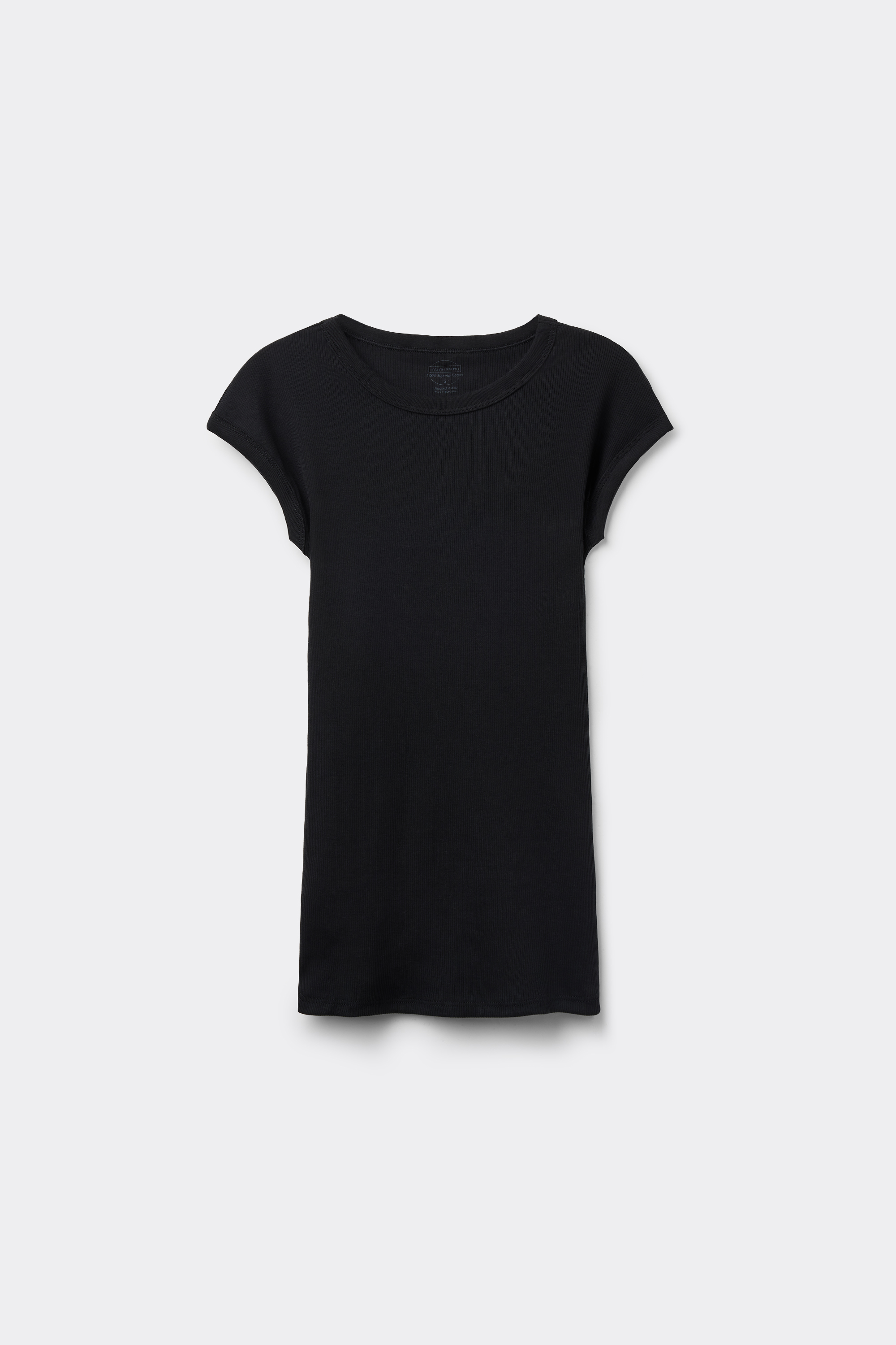 Maglia Manica Corta in Cotone Superior a Costine