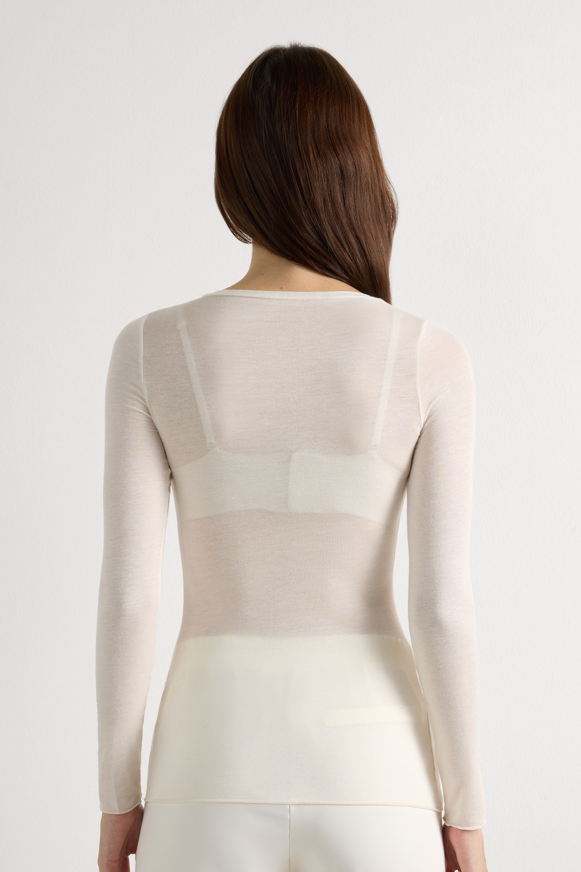 Maglia Scollo a V in Modal Ultralight con Cashmere
