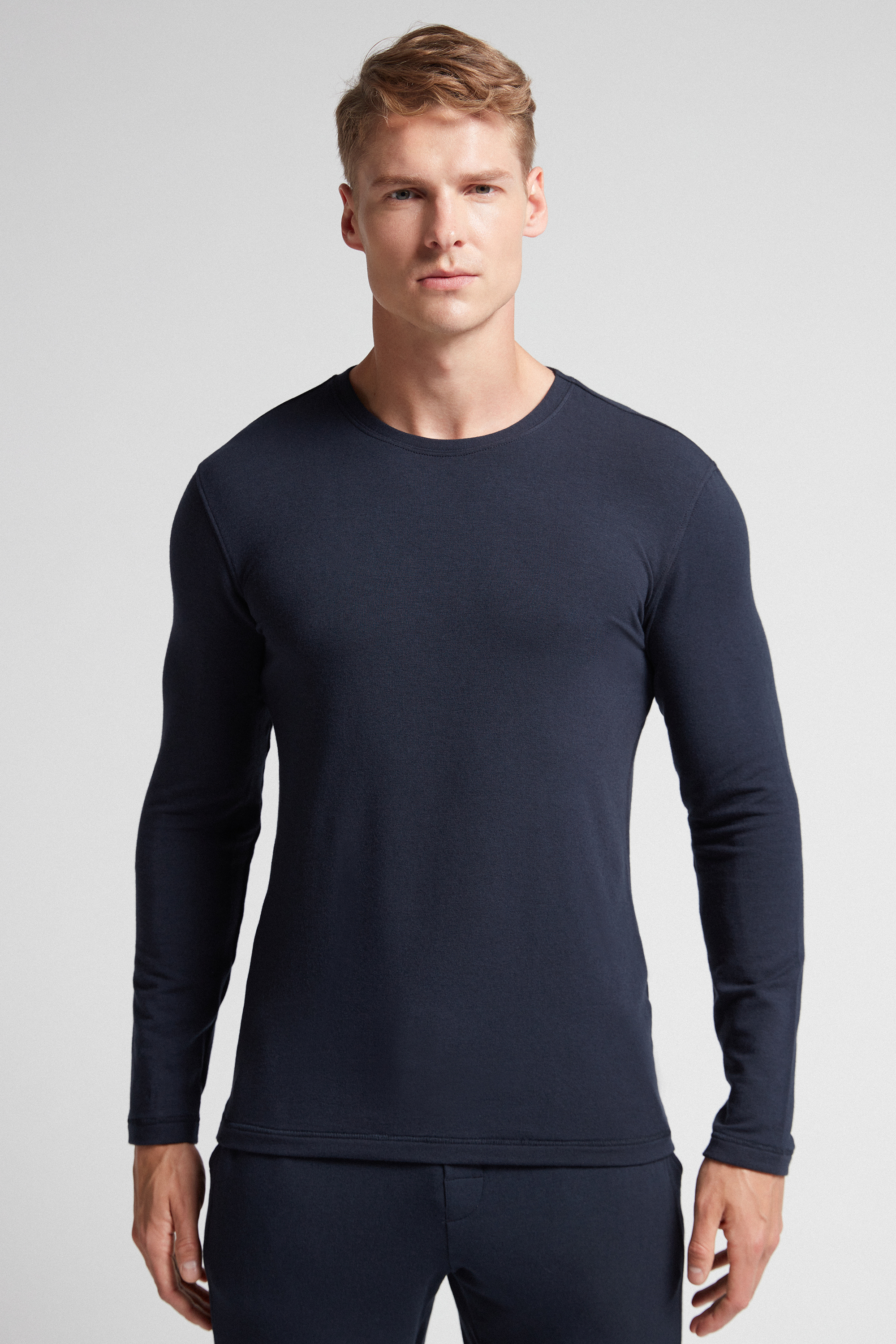 Maglia a Manica Lunga in Modal Cashmere