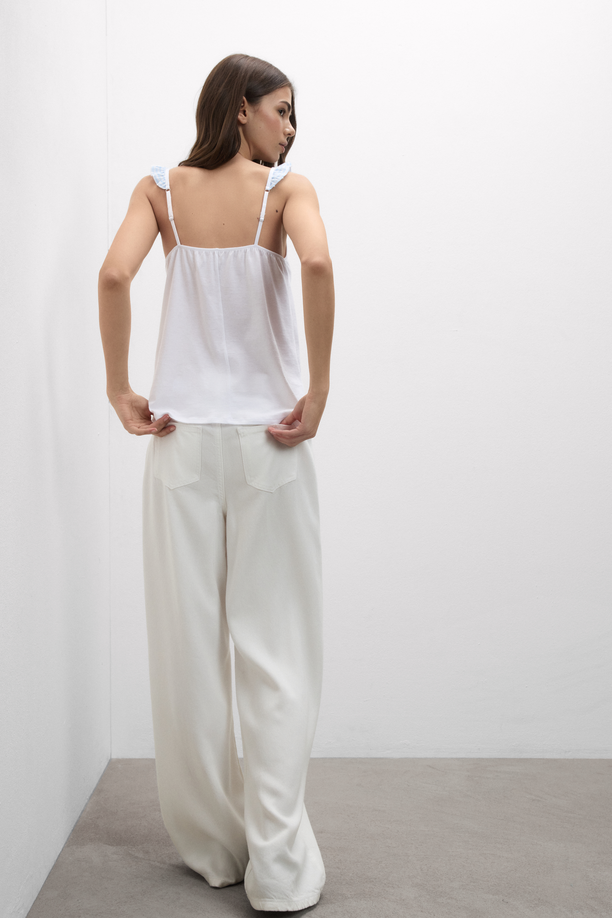 Top in Cotone Ultrafresh Romantic Stripes