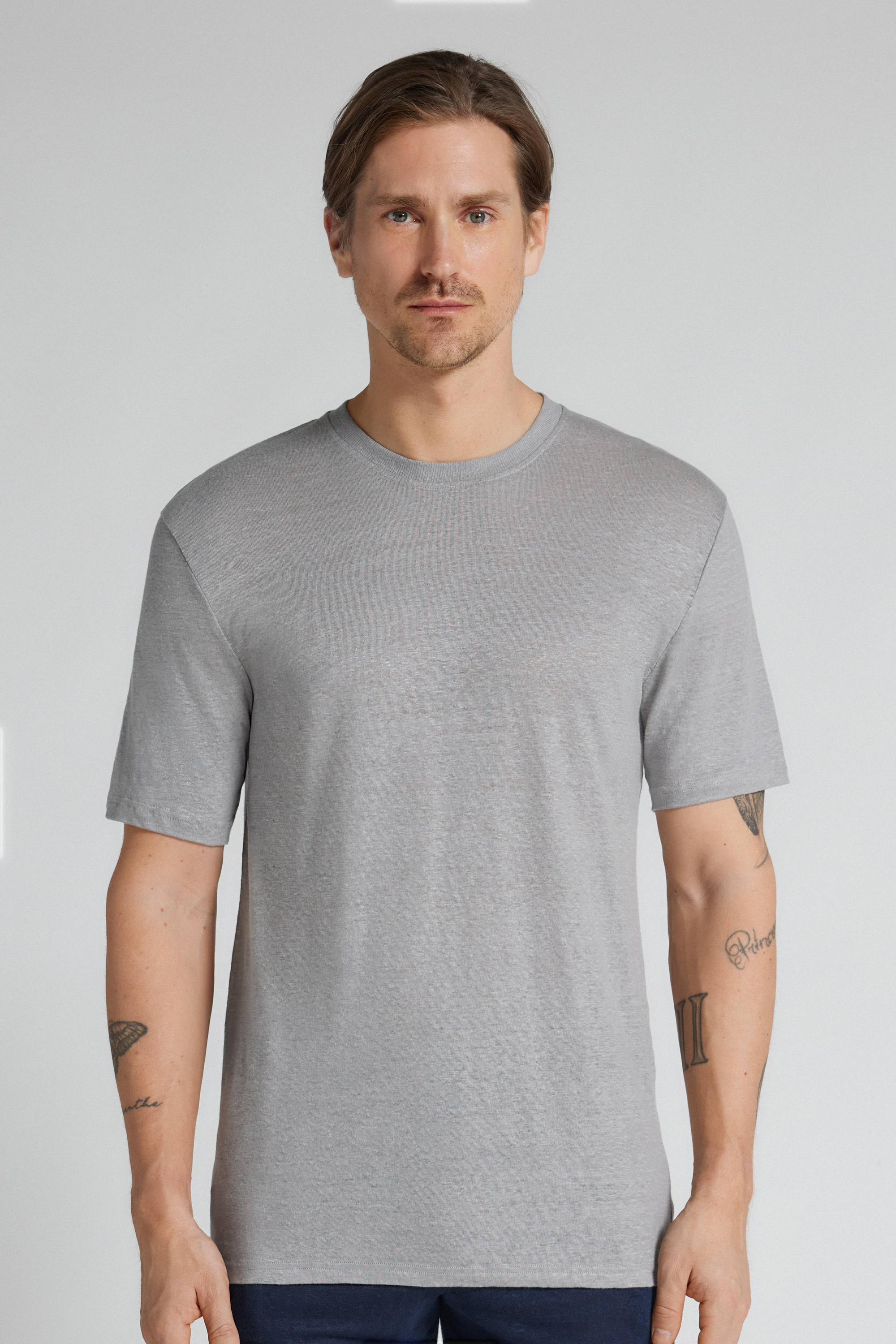 T-Shirt in 100% Lino Soft