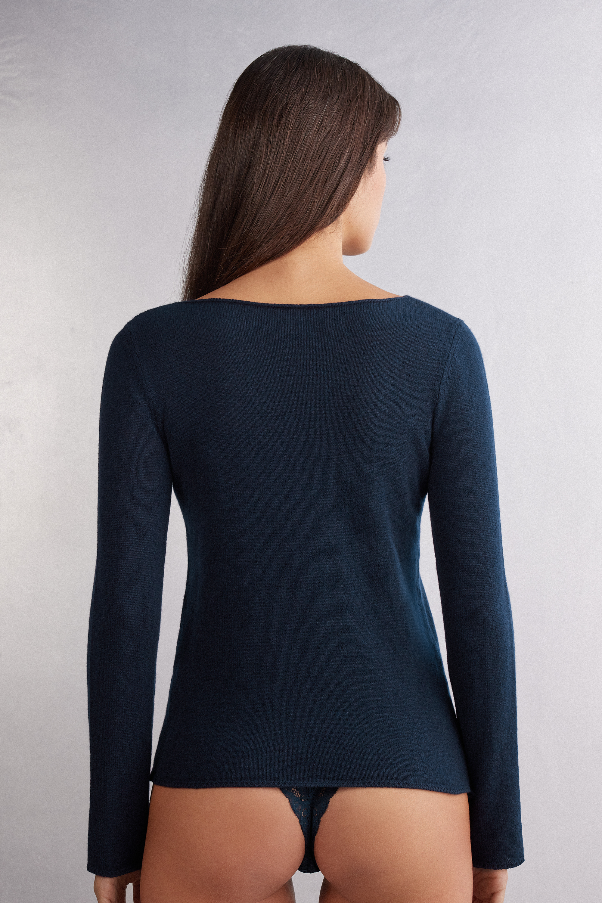 Maglia Manica Lunga 100% Cashmere