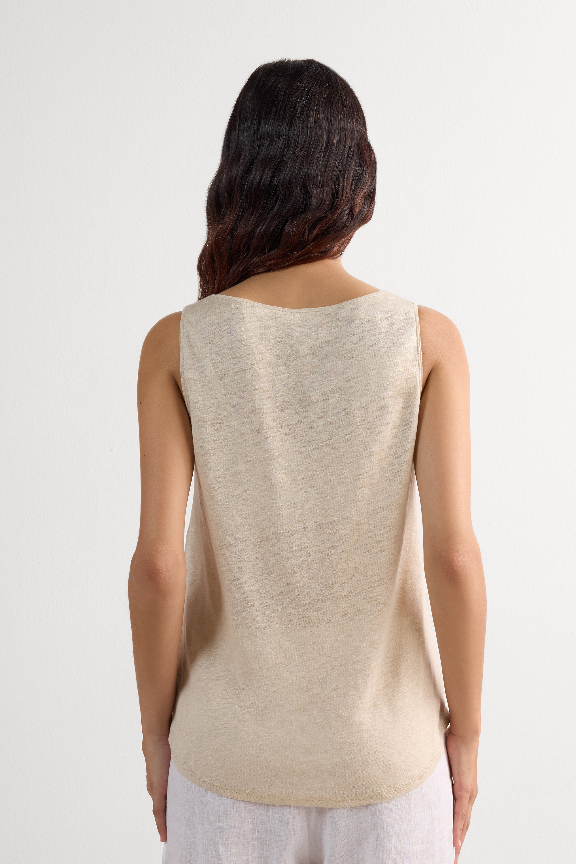 Canotta in Lino The Pure Linen
