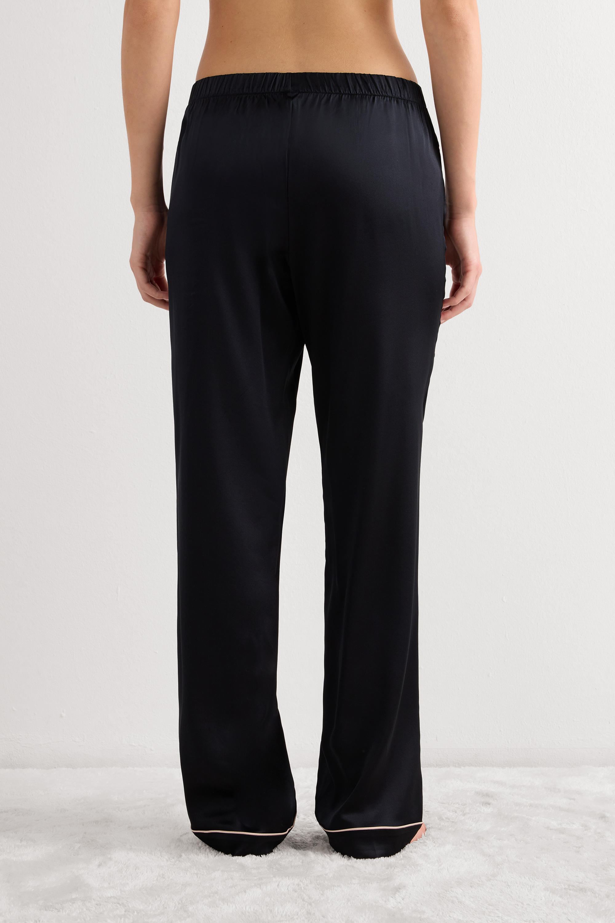 Pantalone lungo in Seta