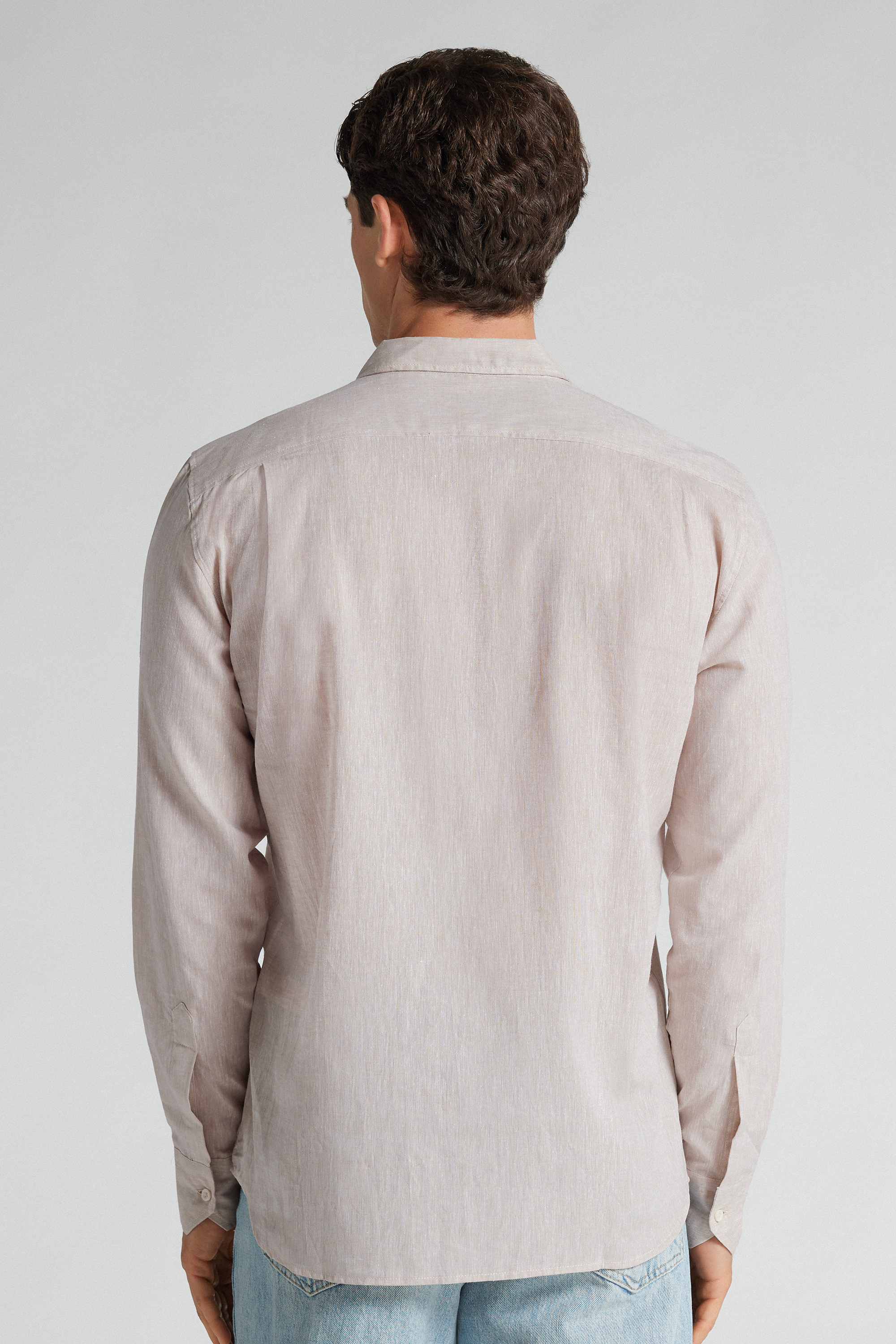 Camicia in Lino e Cotone Uomo