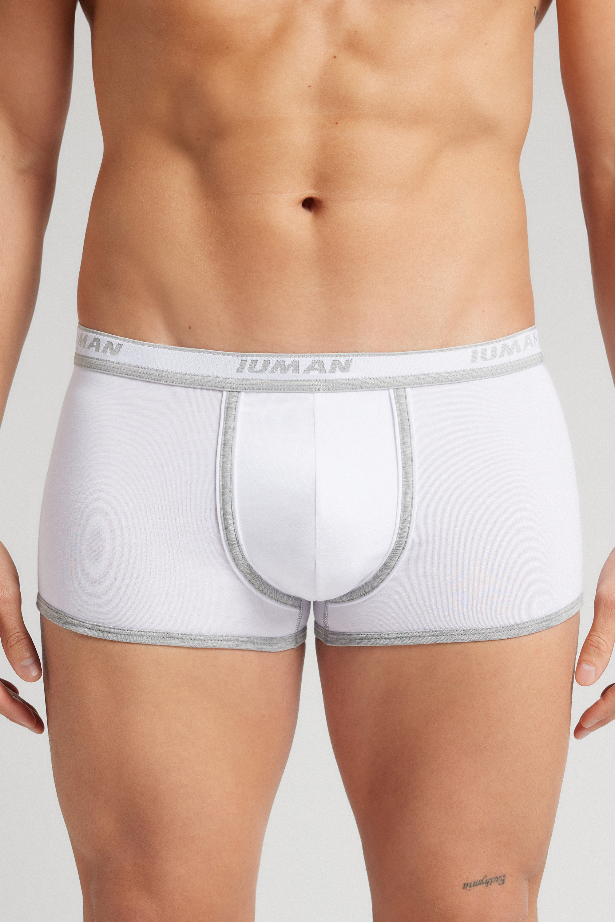Boxer in Cotone Superior con Logo