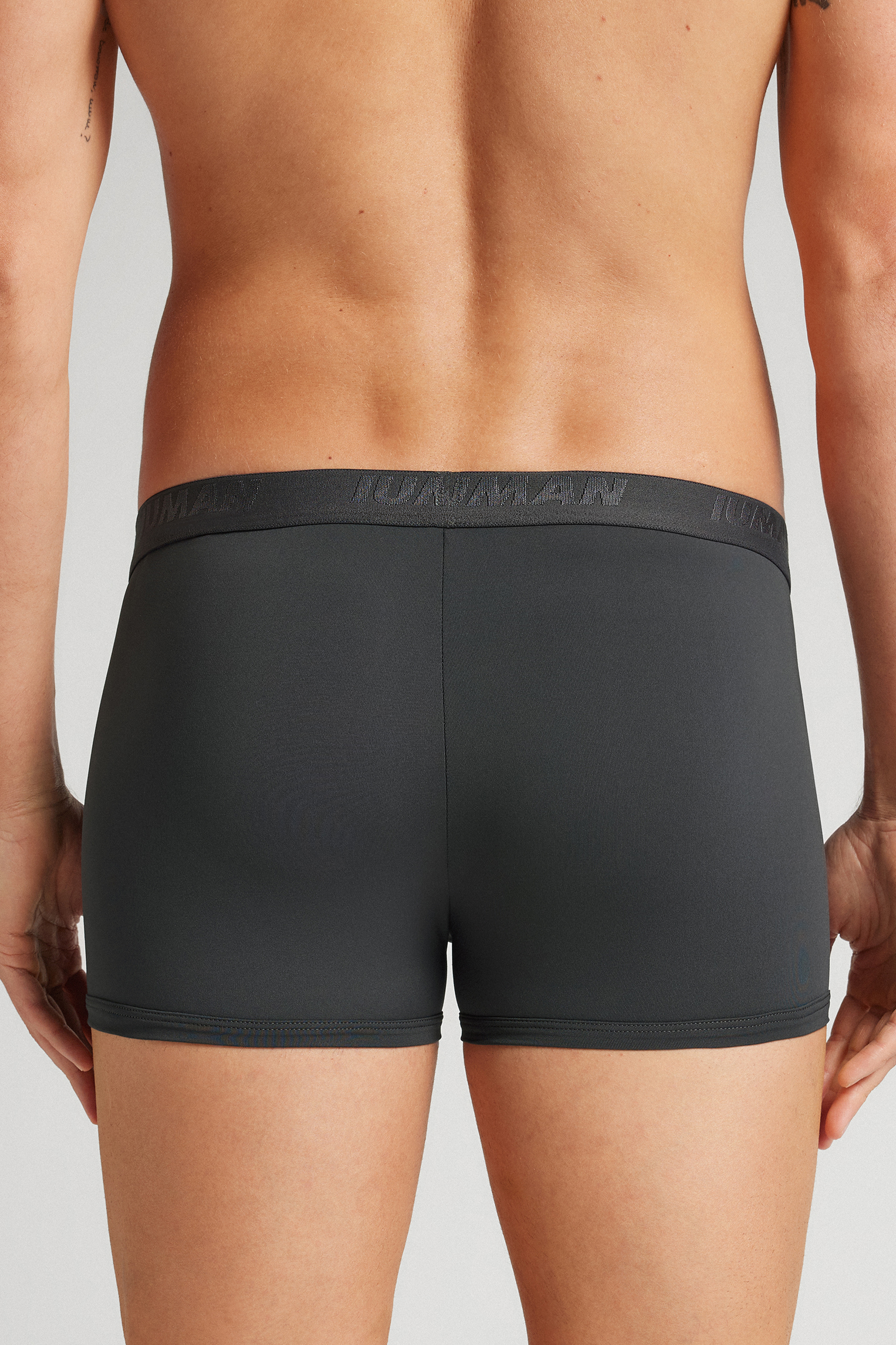 Boxer in Microfibra con Logo