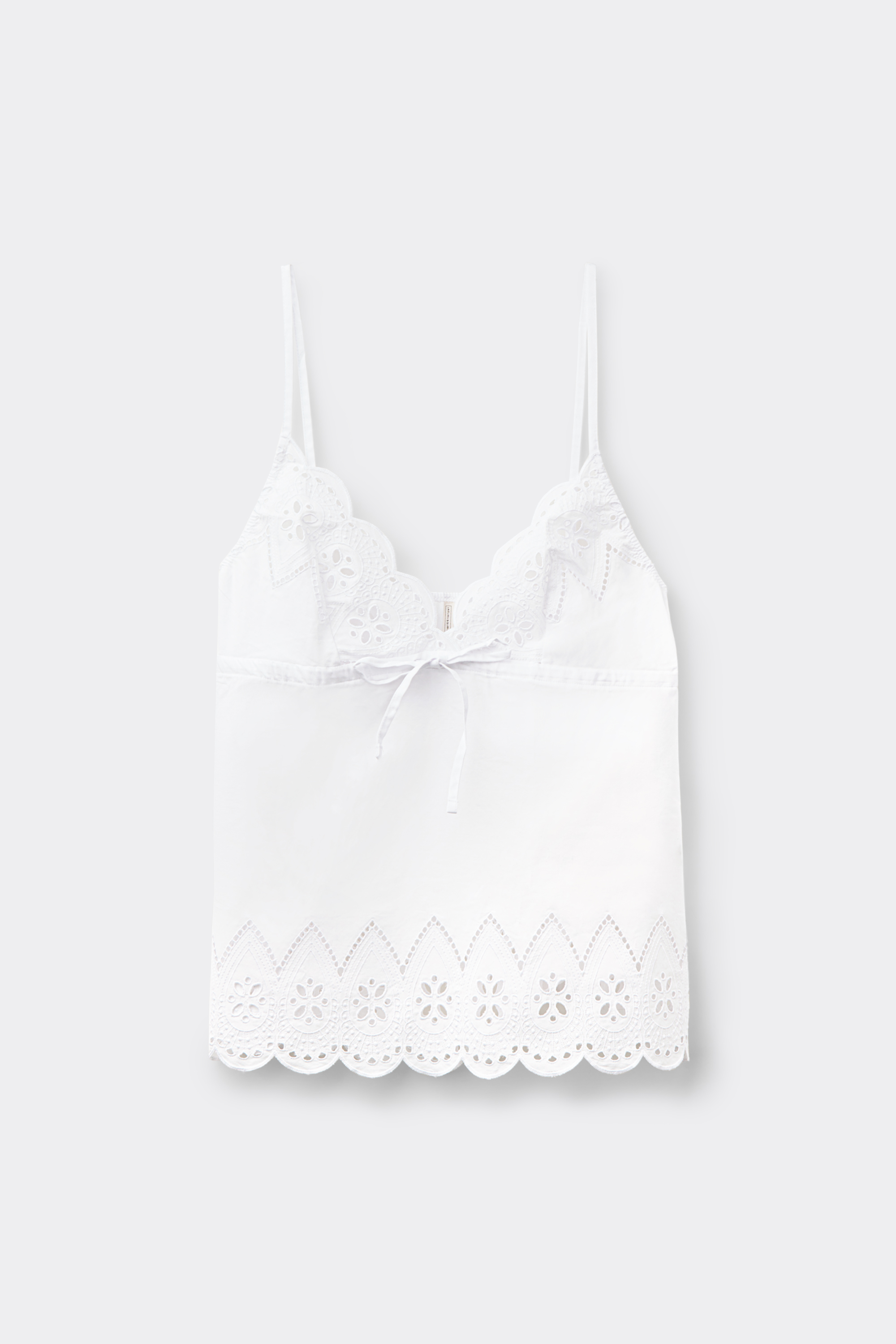Top in Tela di Cotone Sangallo Made with Love