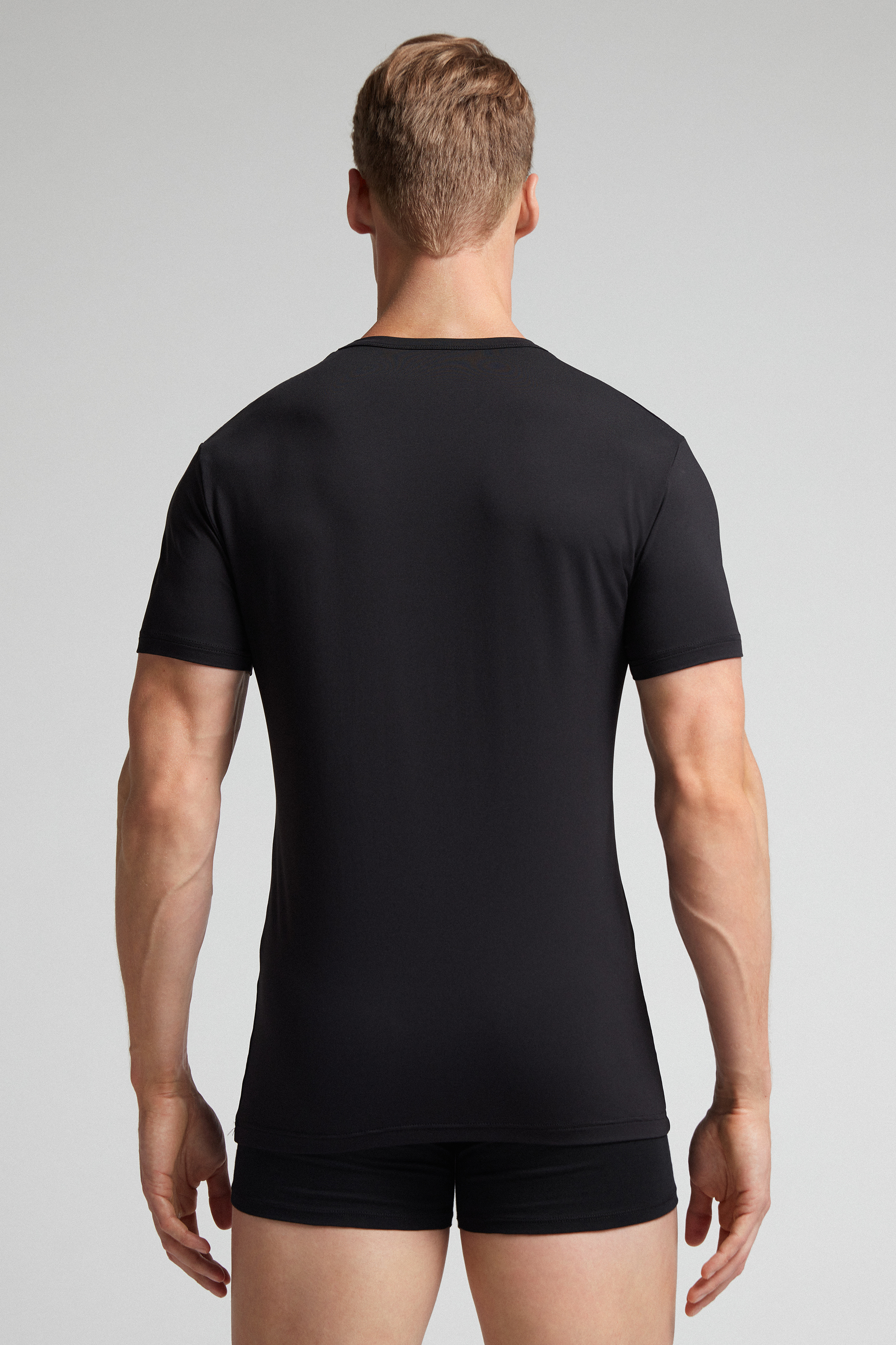 T-shirt in Microfibra