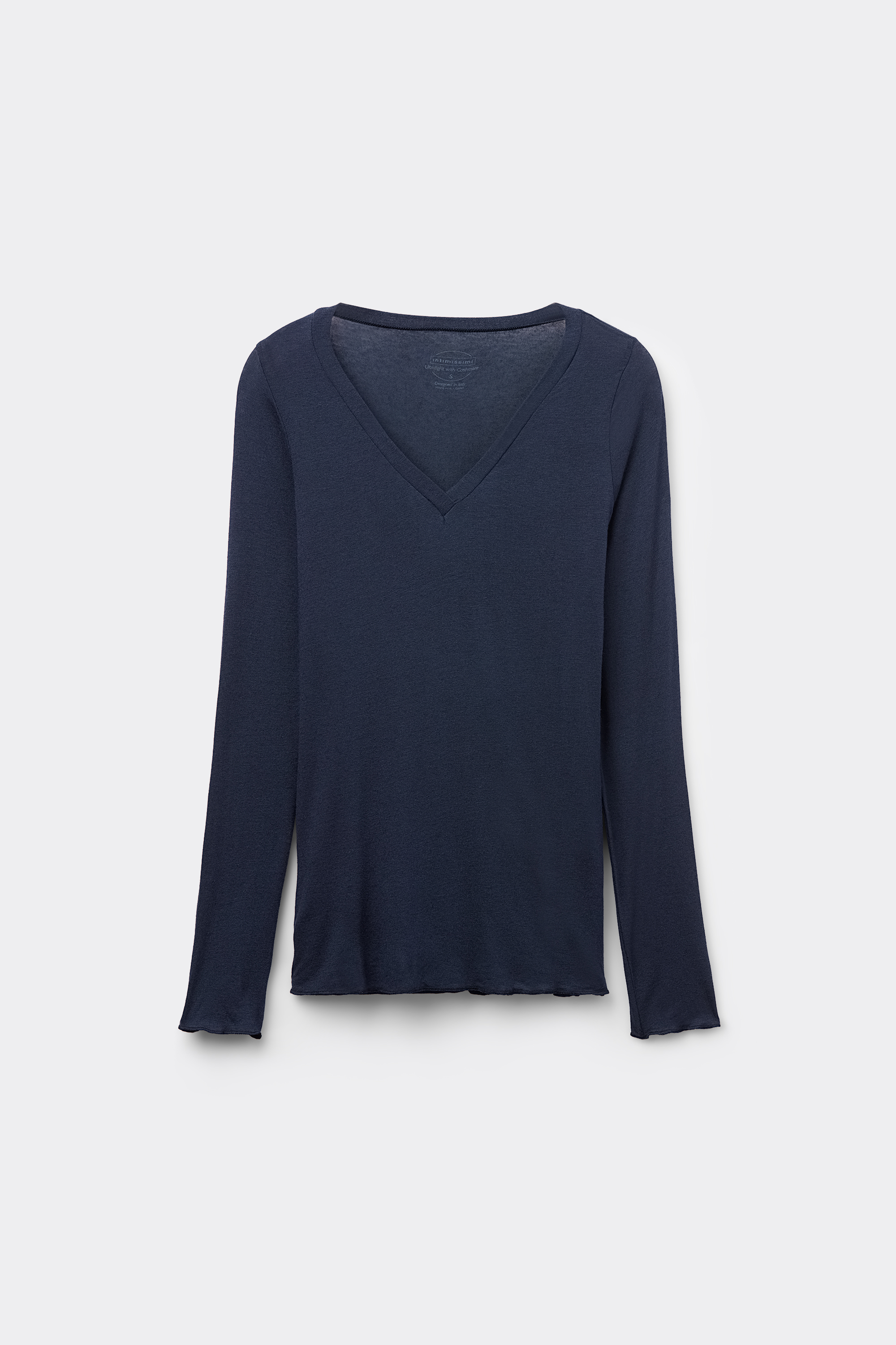 Maglia Scollo a V in Modal Ultralight con Cashmere