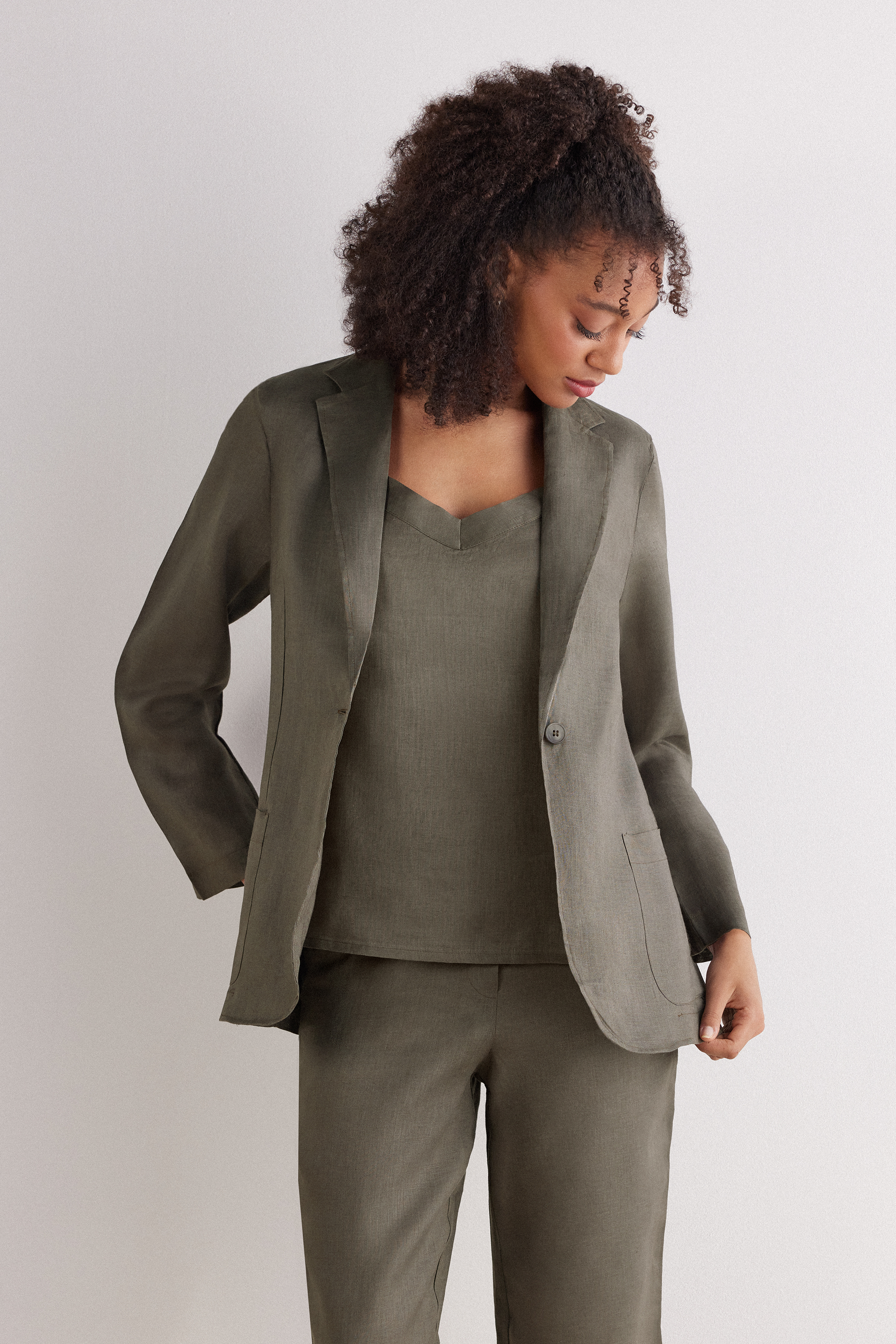 Giacca in Tela di Lino The Pure Linen