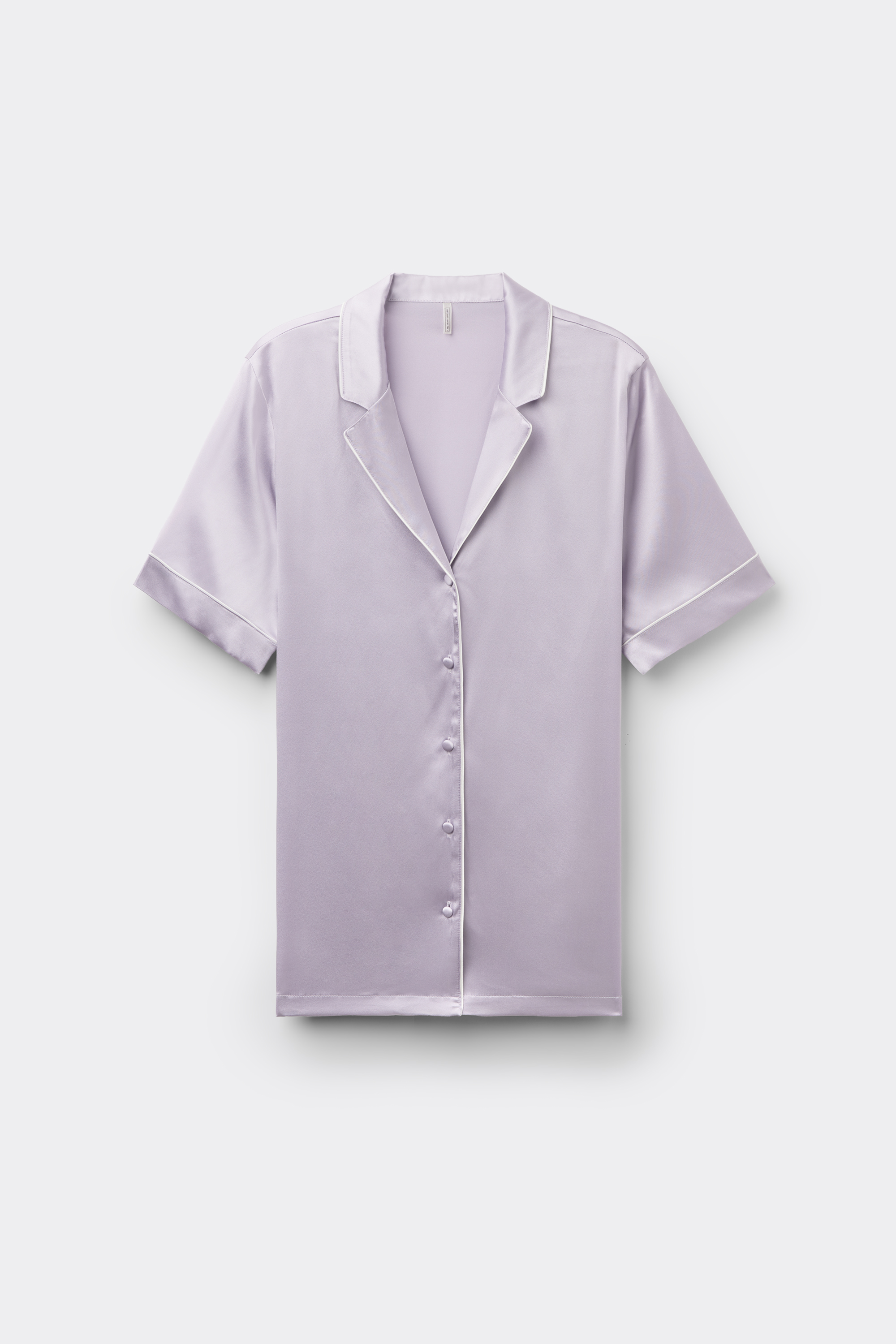 Camicia Maniche Corte in Seta Taglio Uomo