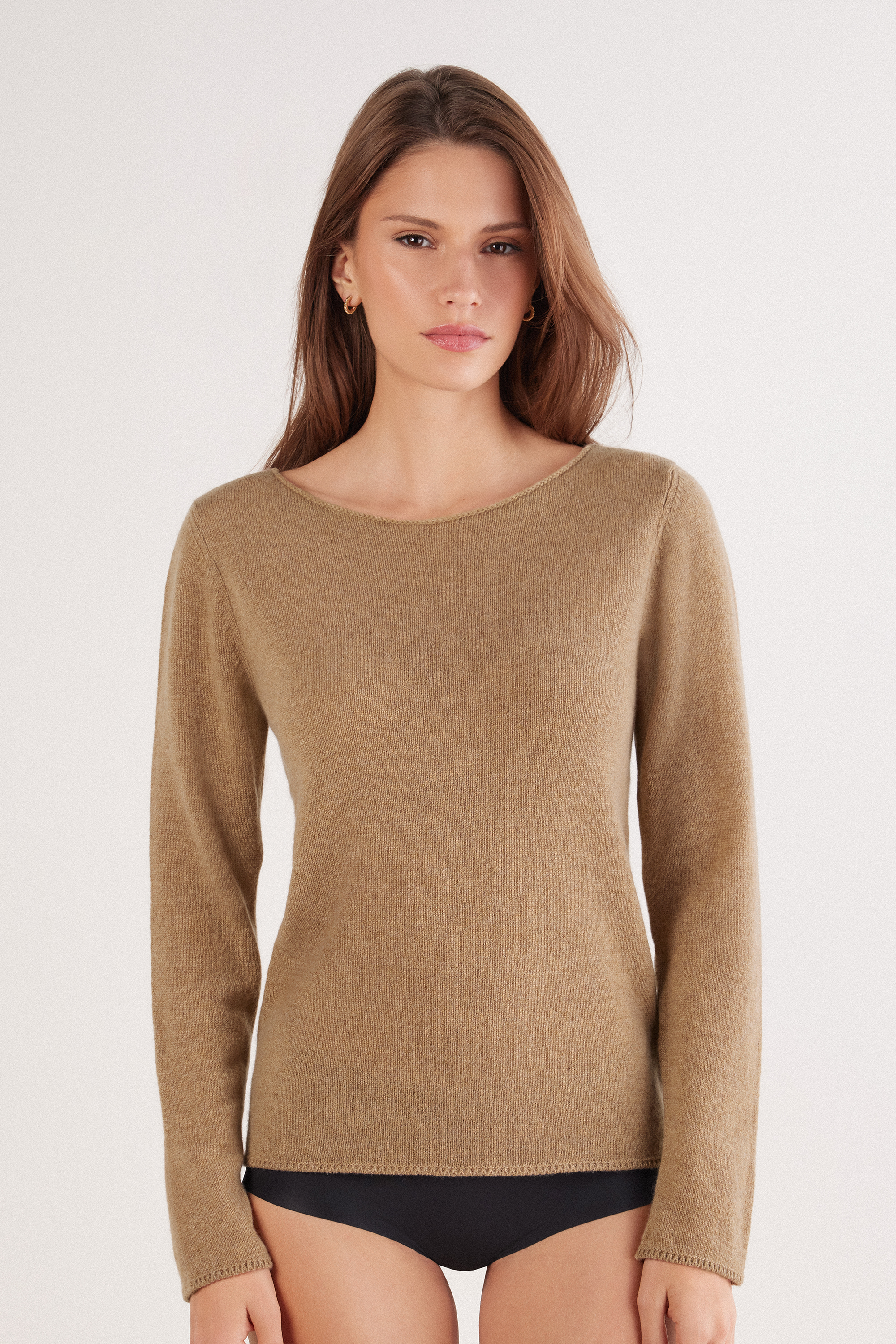 Maglia Manica Lunga 100% Cashmere