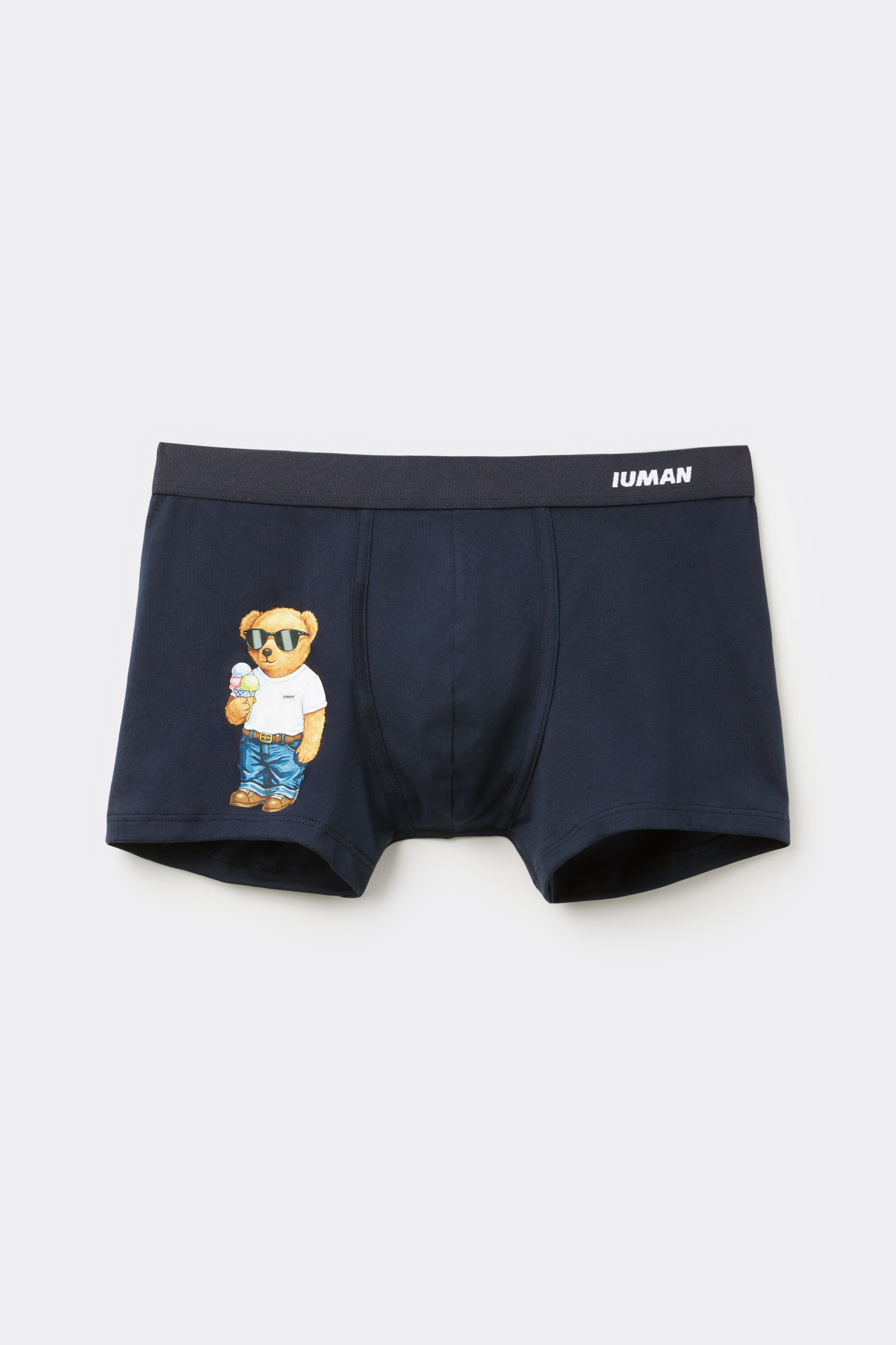 Boxer Cotone Superior Stampa Orsetto Ice Cream