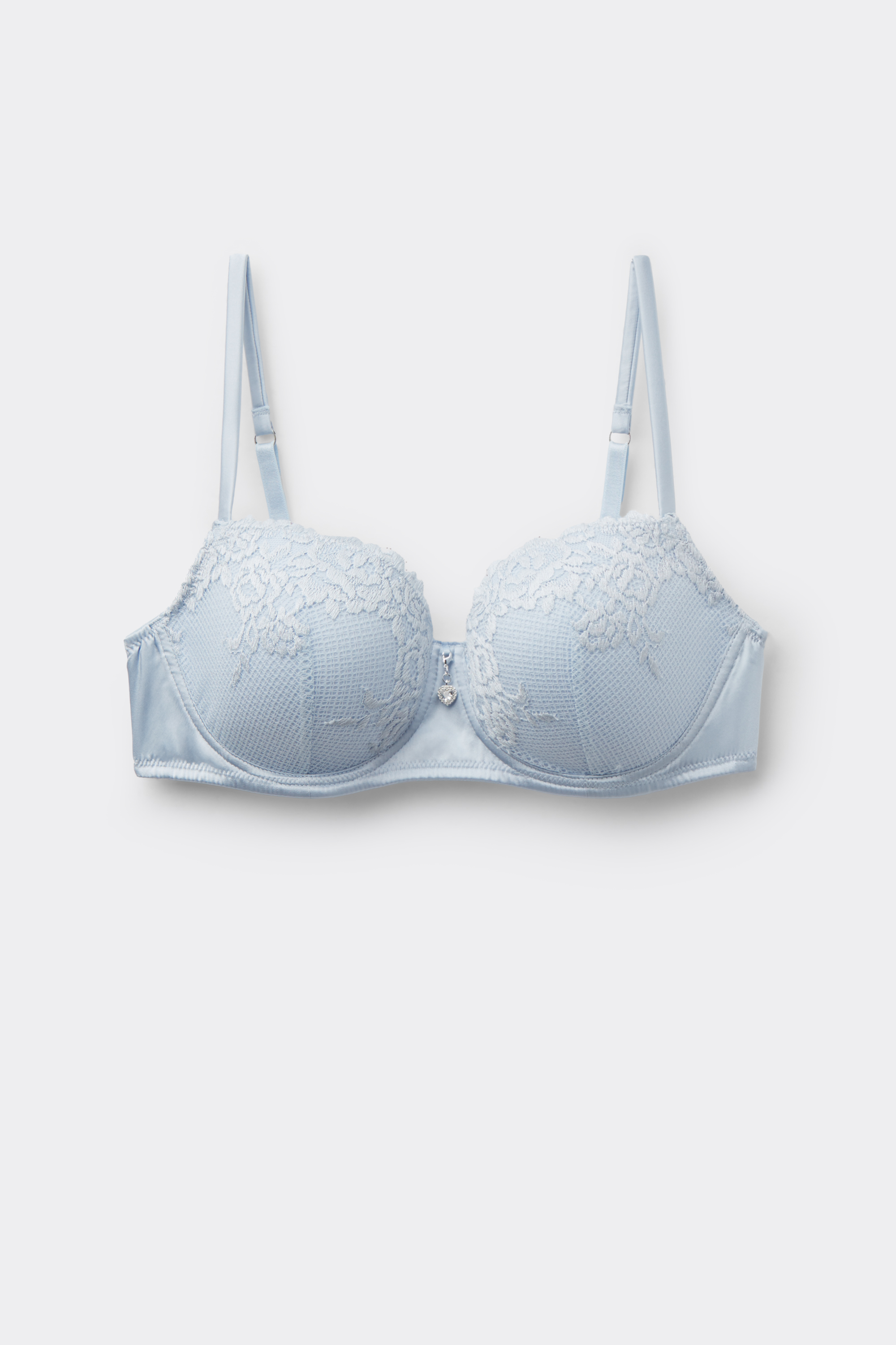 Reggiseno Balconcino Sofia in Seta e Pizzo Silky Flowers