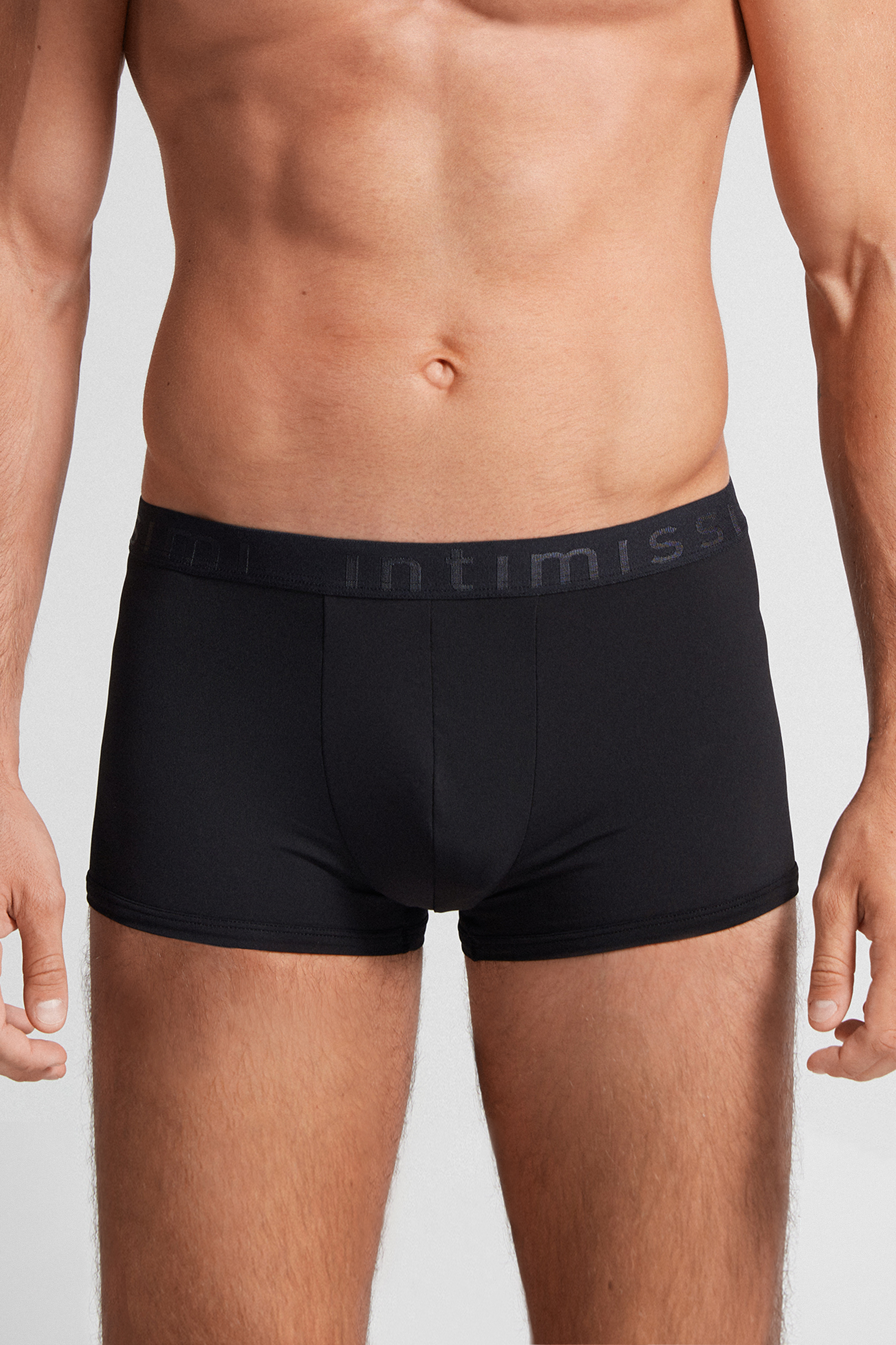 Boxer in Microfibra con Logo