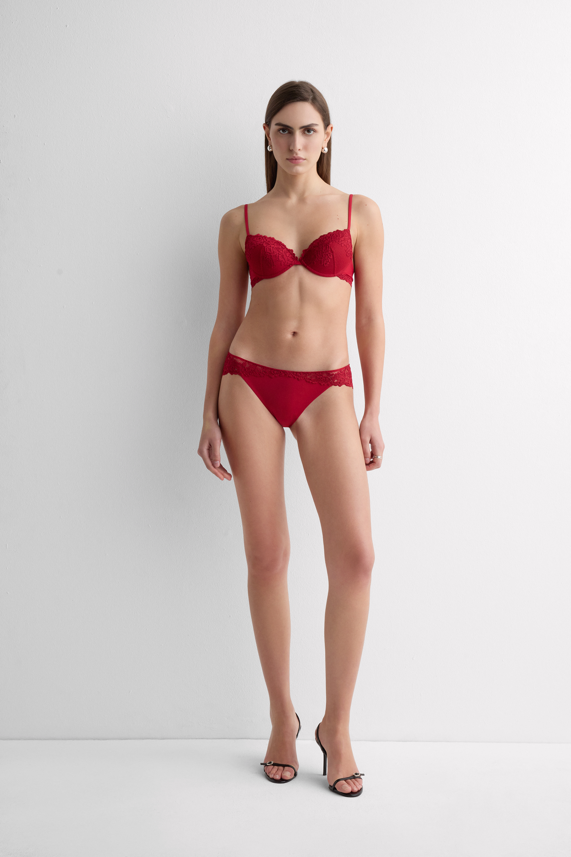 Slip in Pizzo Floreale Pretty Flowers
