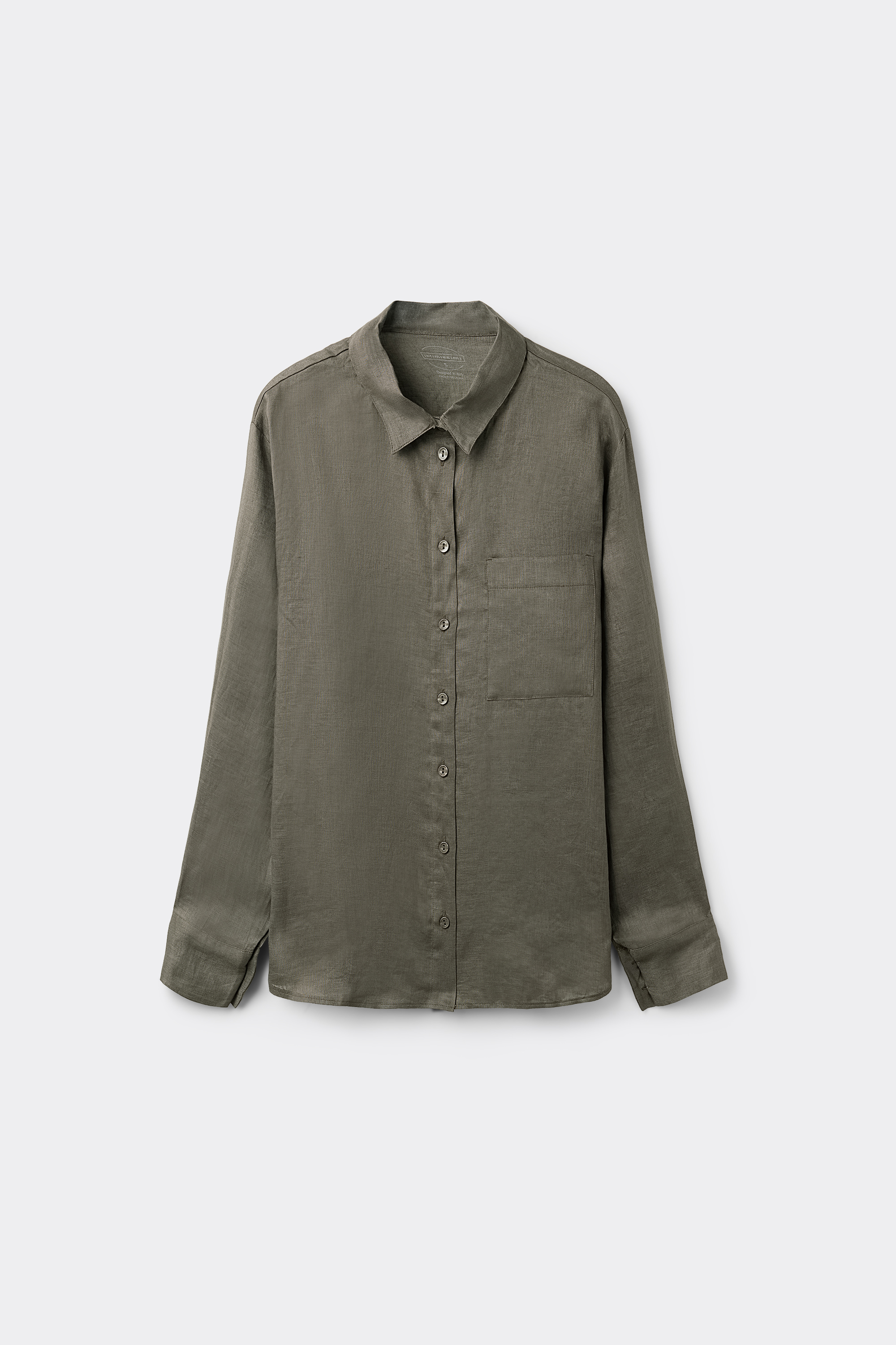 Camicia in Tela di Lino The Pure Linen