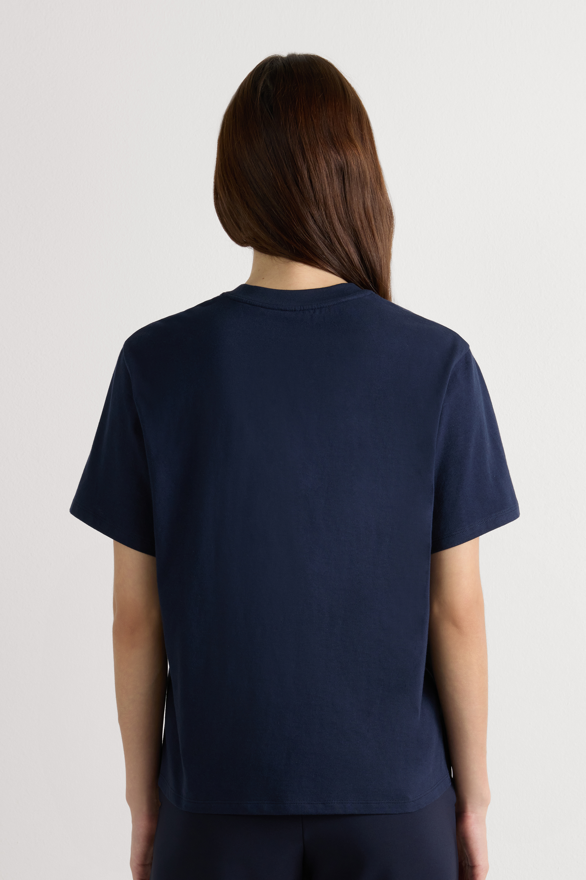 Maglia Manica Corta Boxy Fit in Cotone