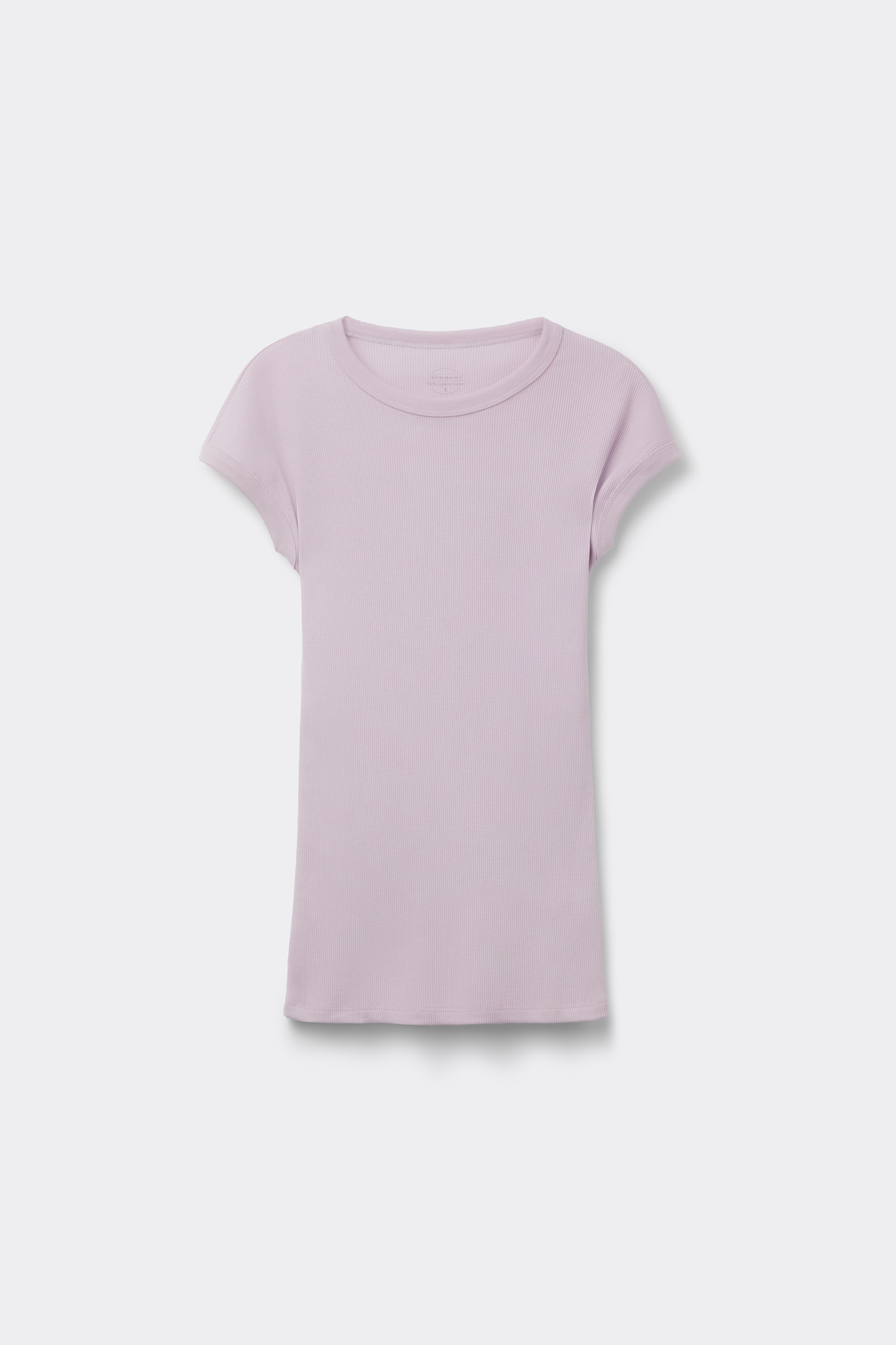 Maglia Manica Corta in Cotone Superior a Costine