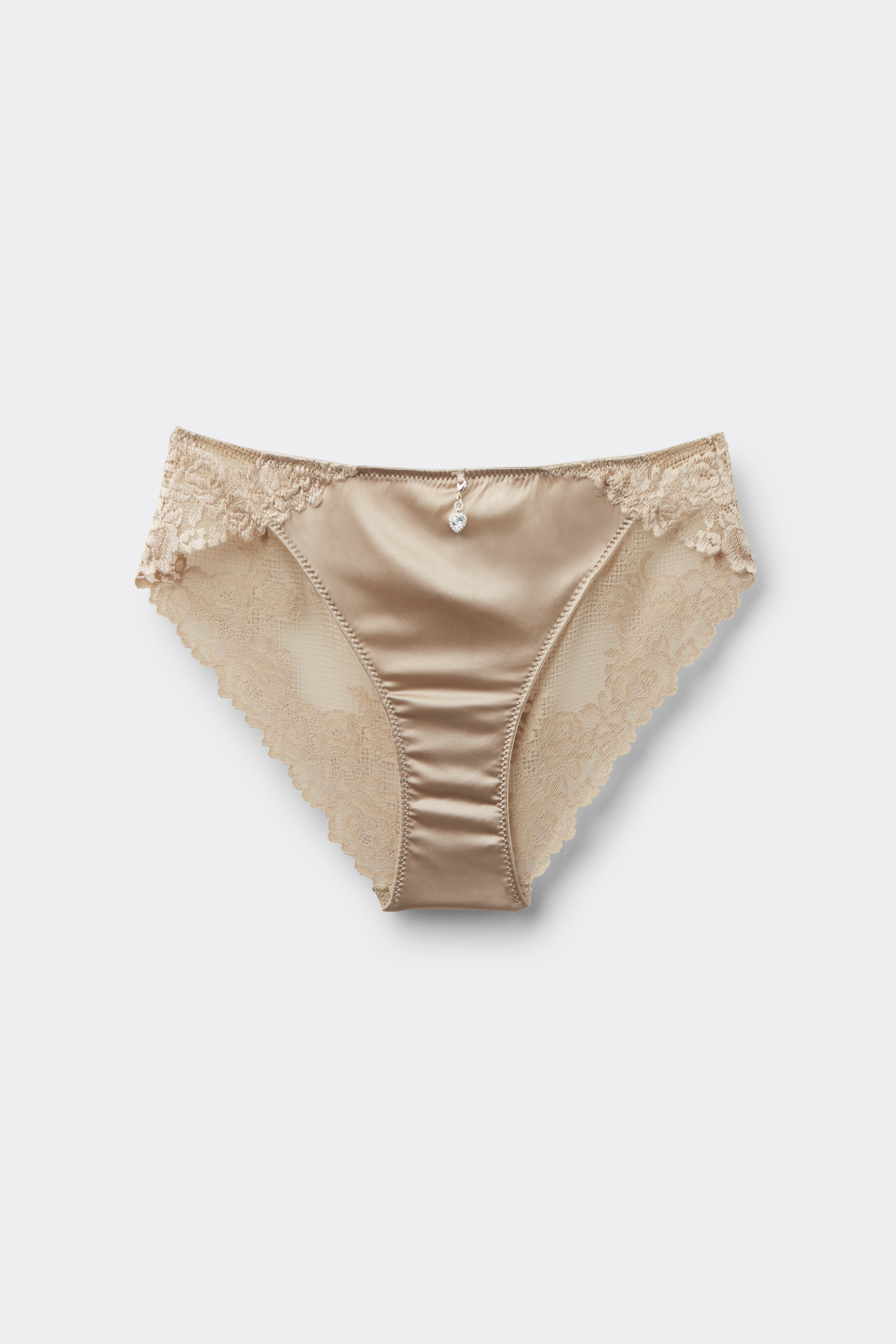 Slip in Seta e Pizzo Silky Flowers