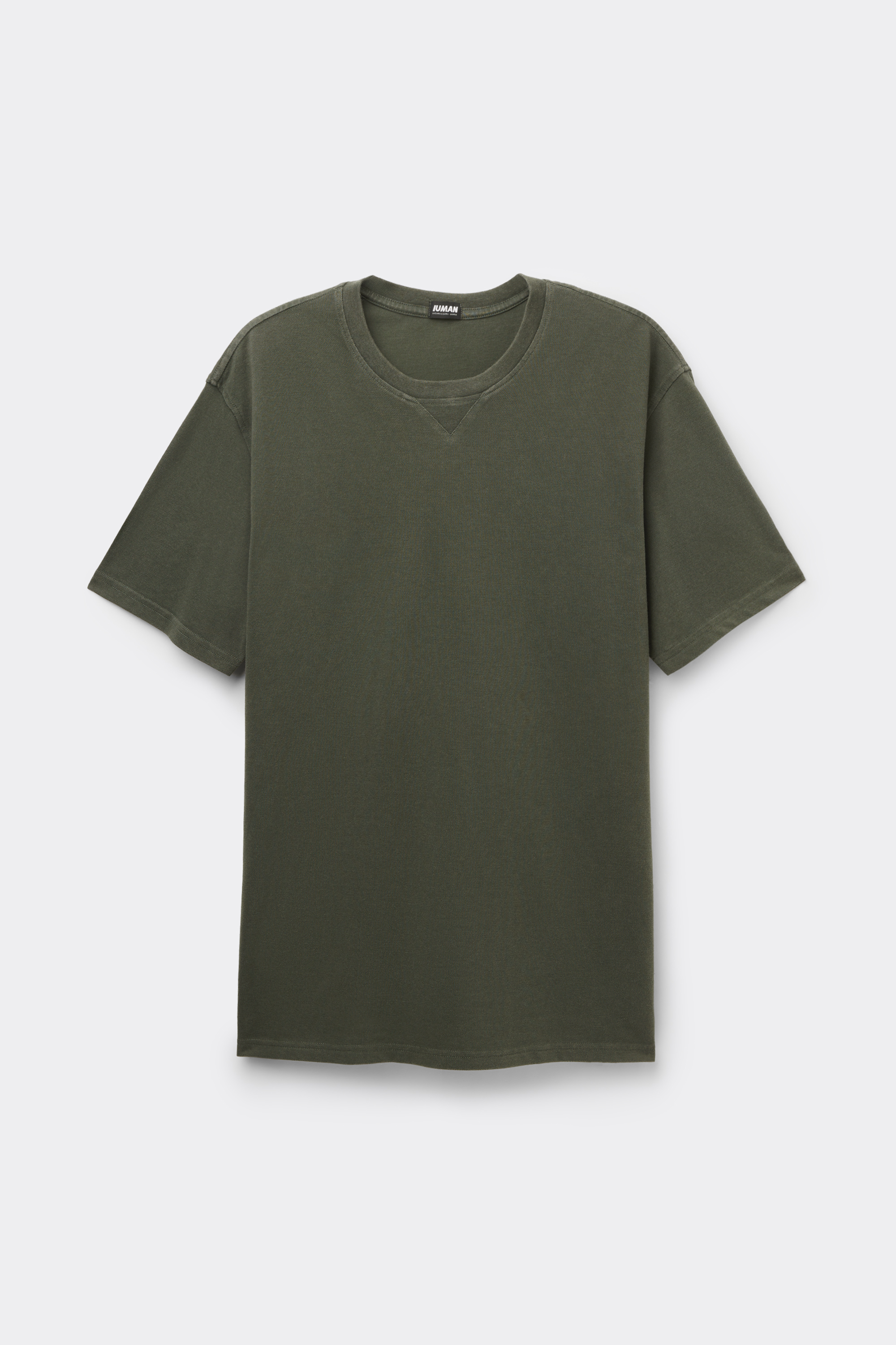 T-Shirt in Piquet Washed Collection