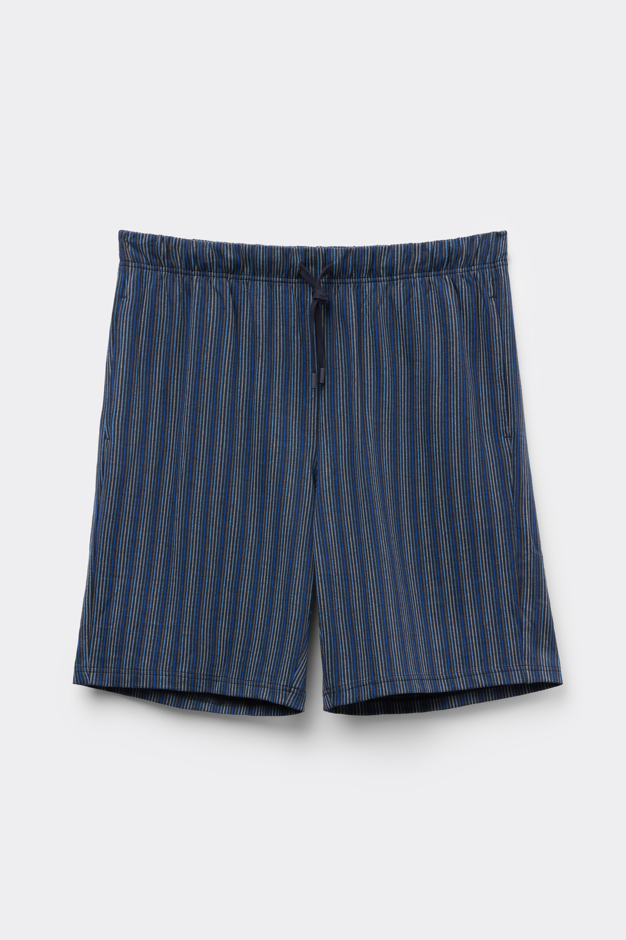 Pantalone Corto in Cotone Stampa Righe