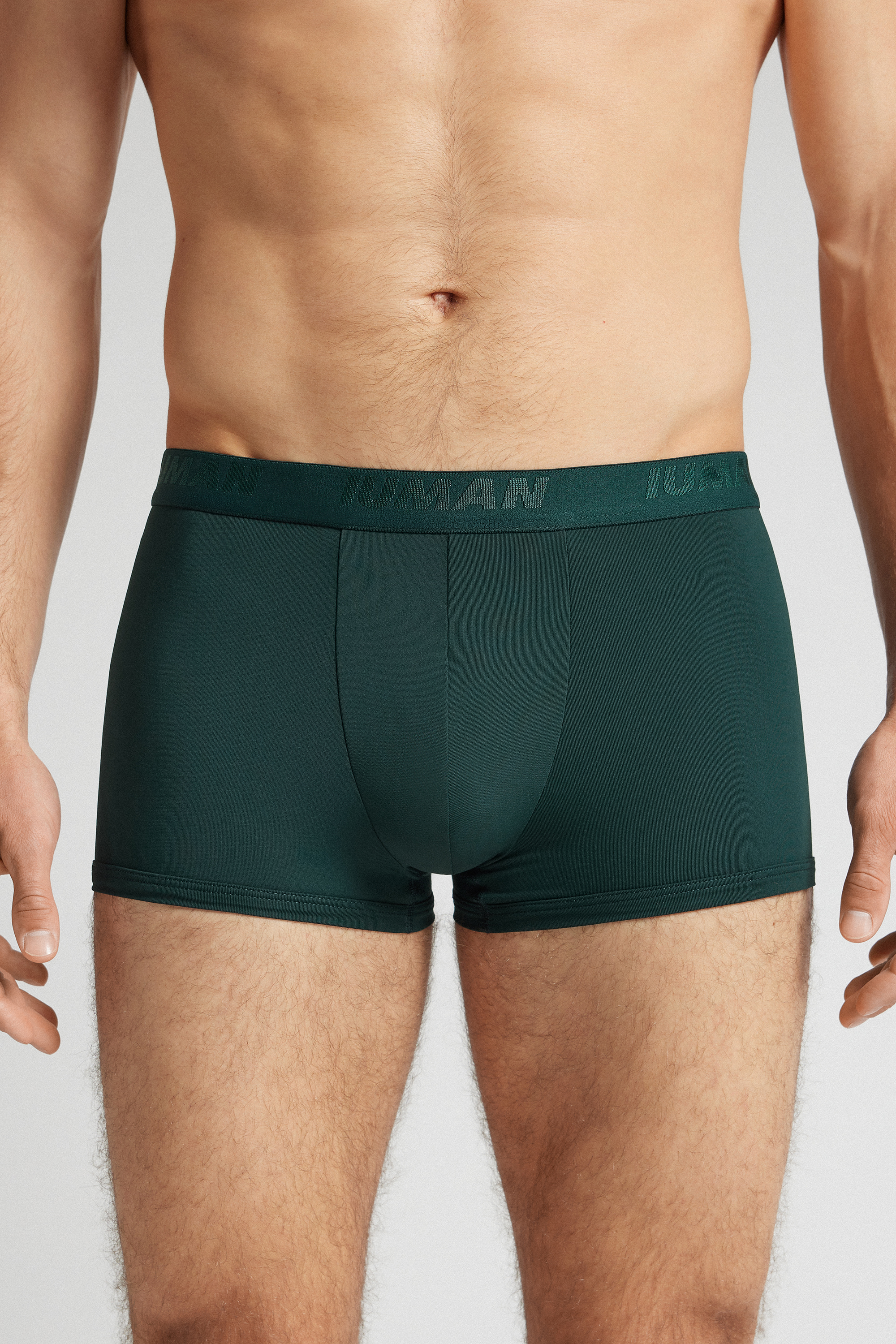 Boxer in Microfibra con Logo