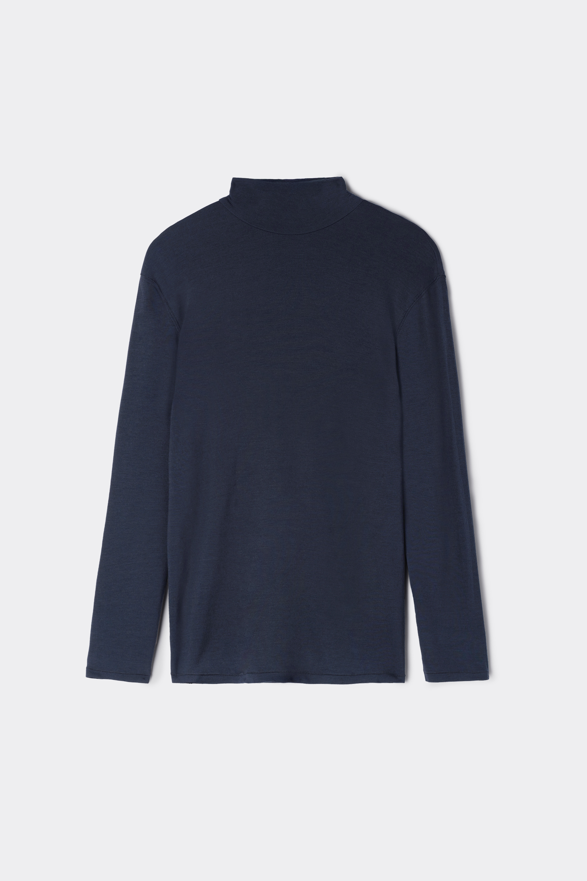 Maglia a Manica Lunga in Modal Cashmere Collo Alto