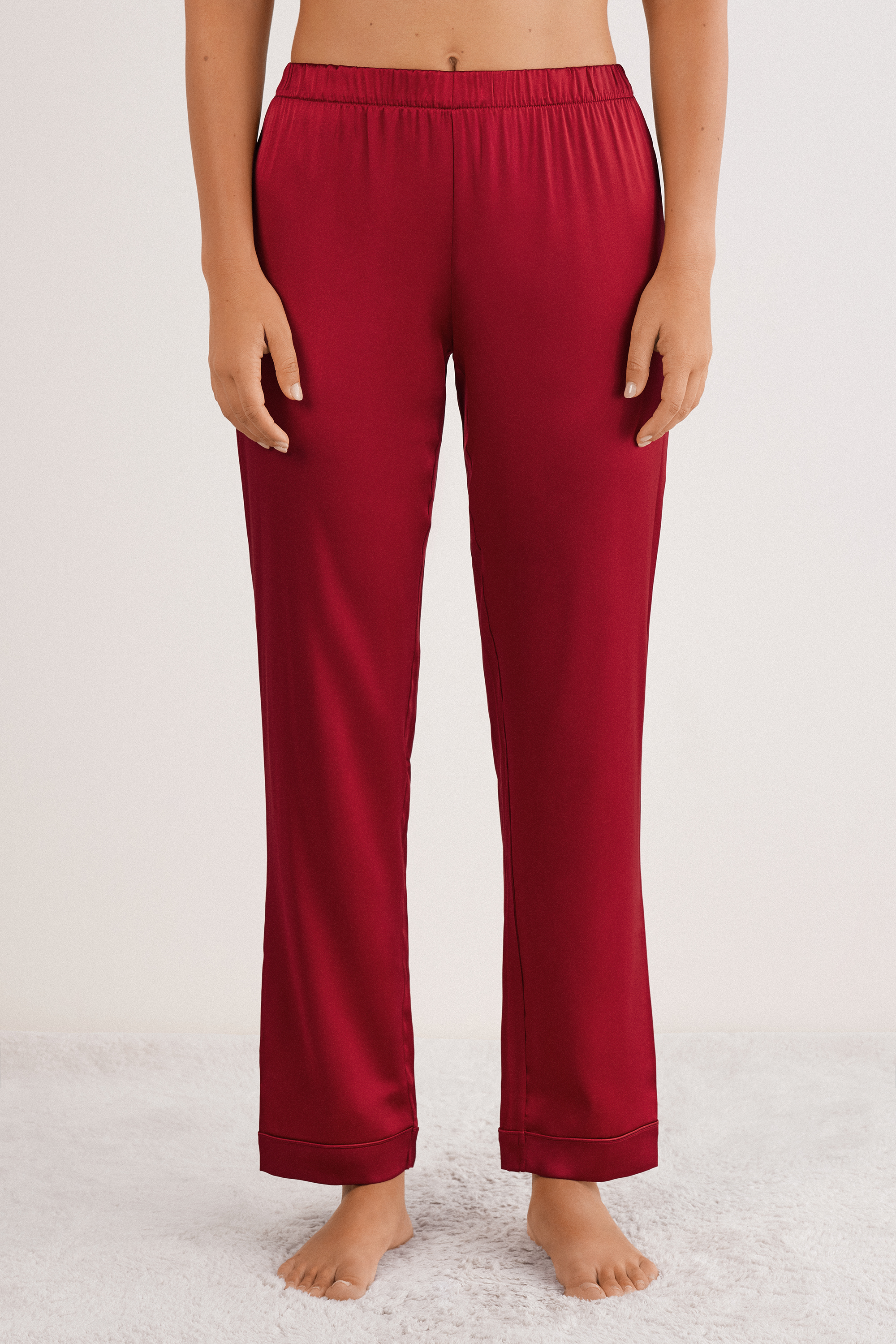 Pantalone lungo in Seta