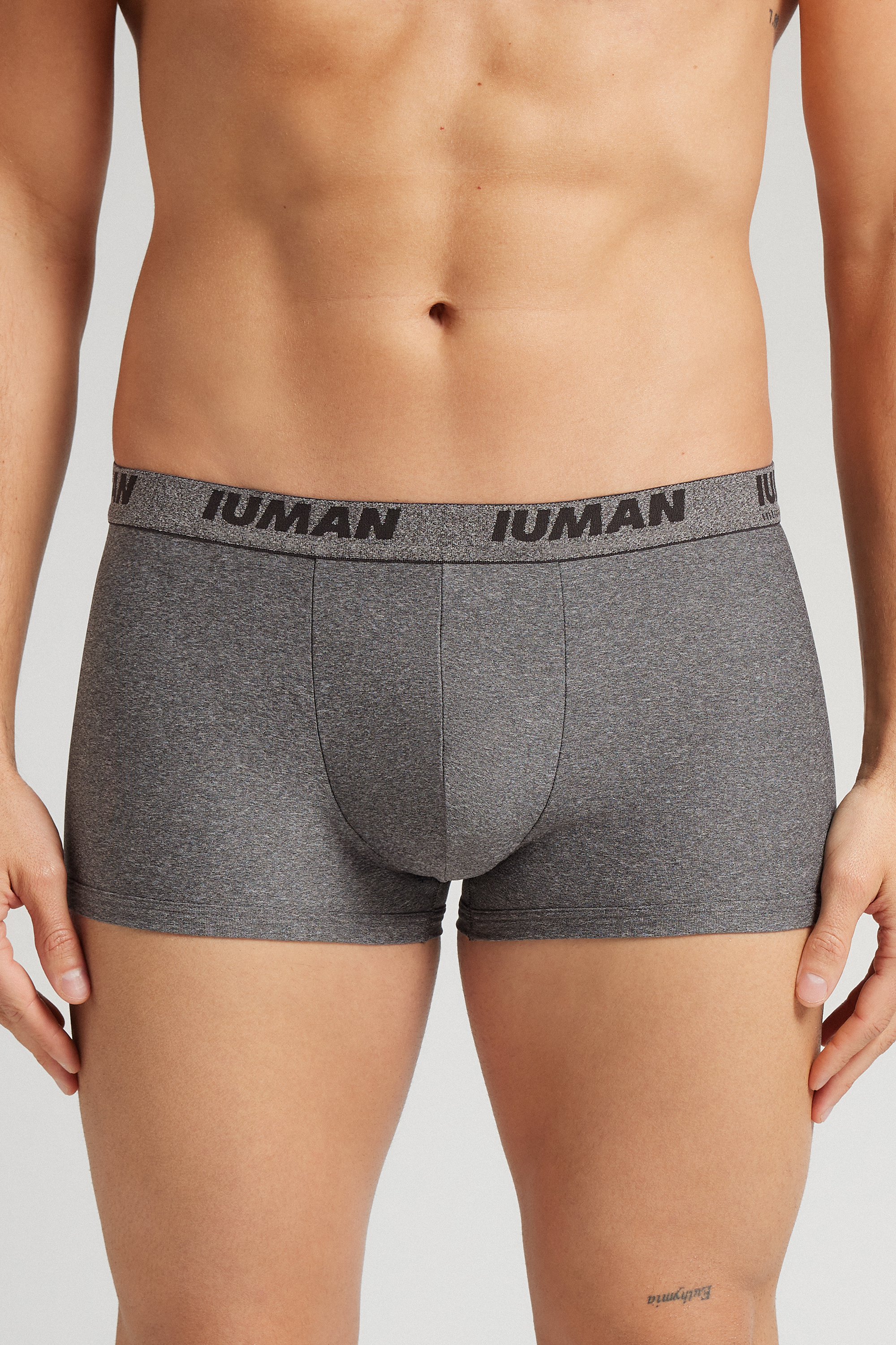Boxer in Microfibra con Logo
