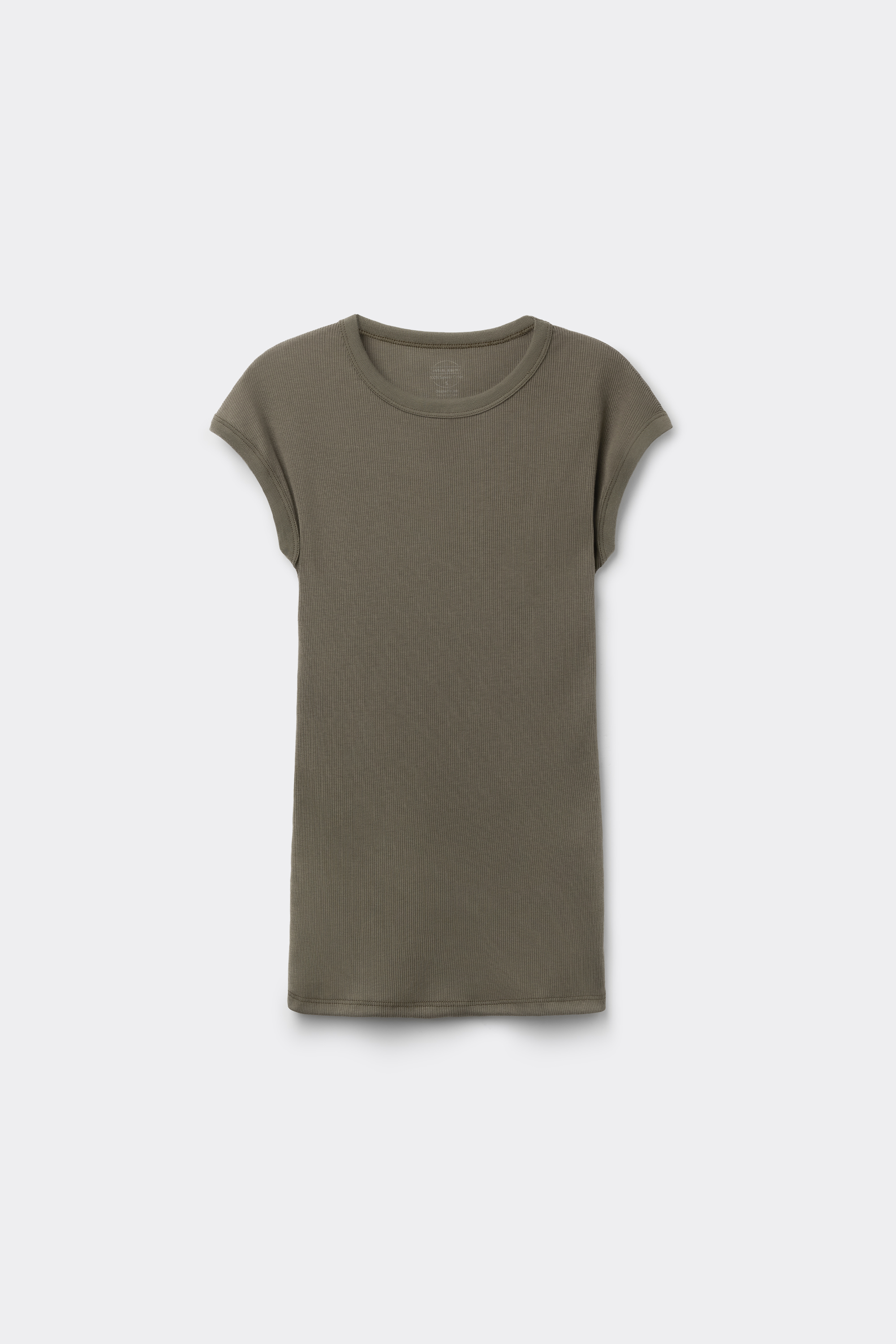 Maglia Manica Corta in Cotone Superior a Costine