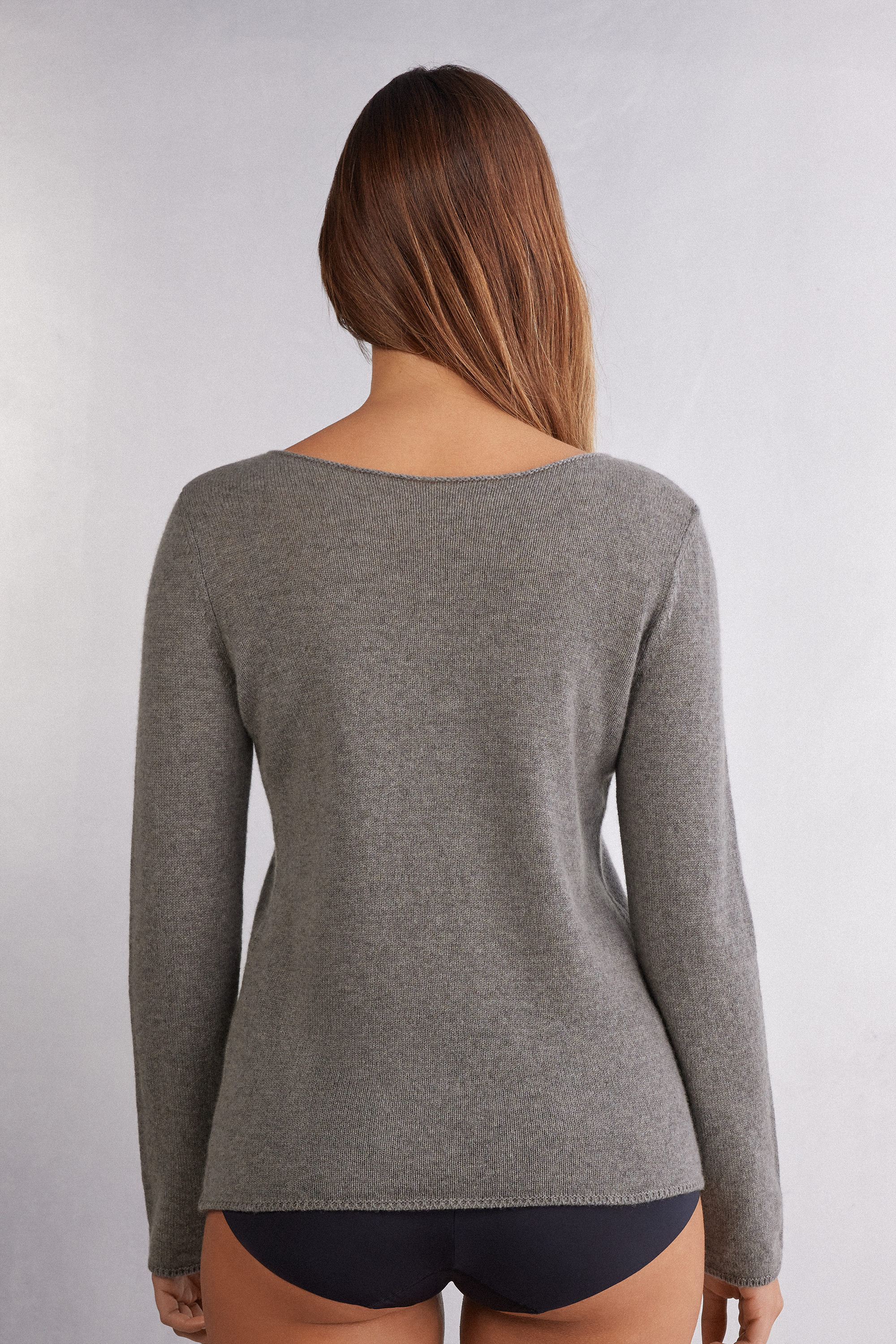 Maglia Manica Lunga 100% Cashmere